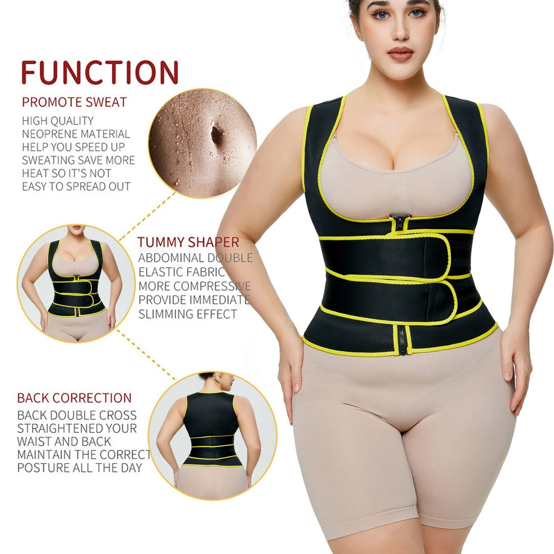 Odm Top Selling Slimming Sheath The Belly Slim Belt For Women Shaper Hip-lifting Waist Trainer Shaper With Sauna Sweat Belt
