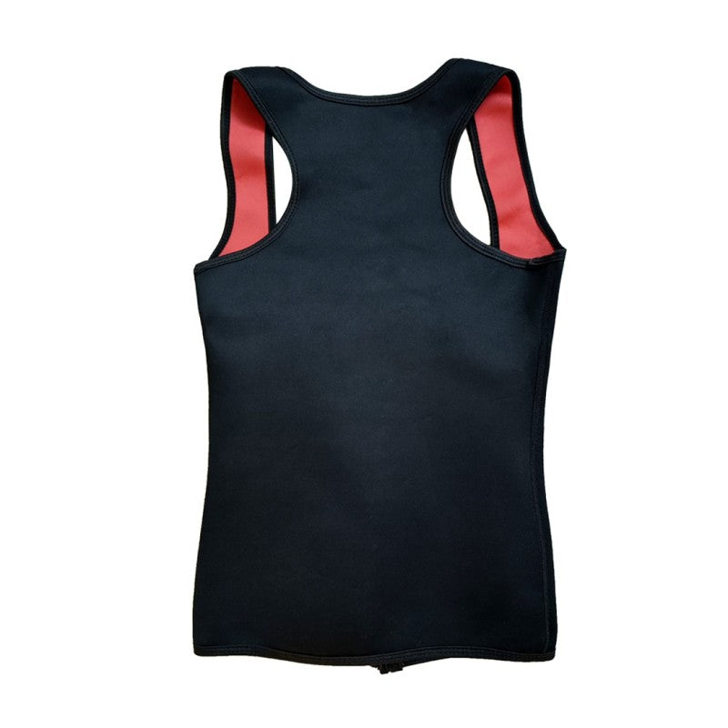 In Stock Factory Manufacture Zip Fitness Vest Tummy Control Shapewear For Woman Weight Loss Plus Size Body Shaper