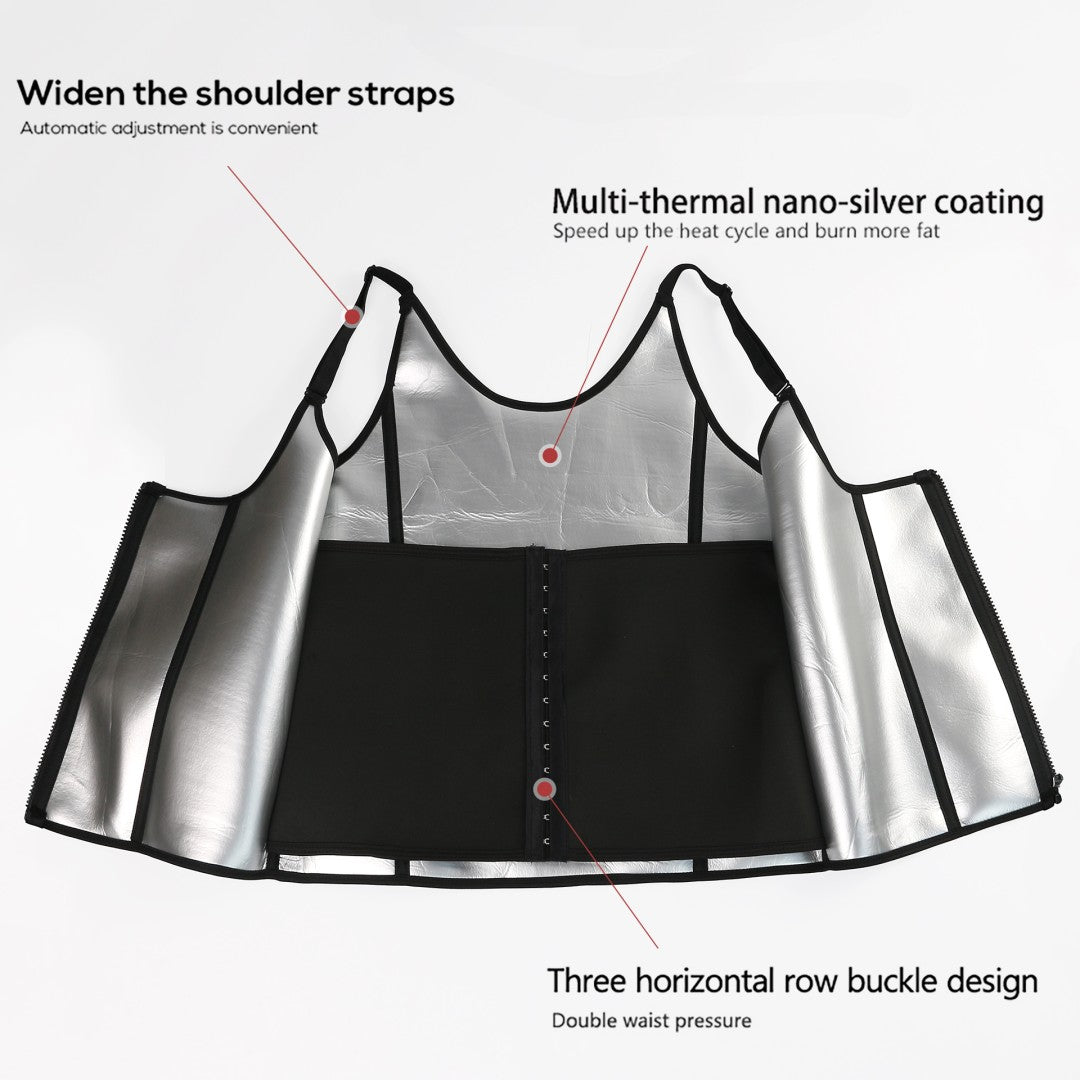 Ready To Ship Adjustable Hook-eyes Xxl-xxl-xxl Shapewear For Women For Woman Fitness Vest Sauna Plus Size Shapers