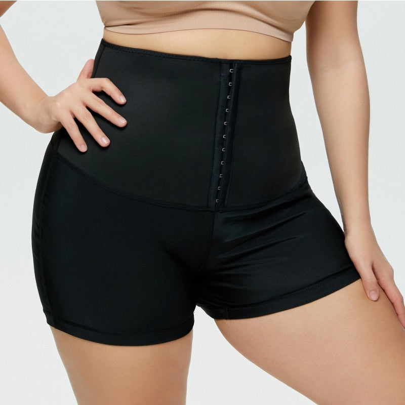 Hot Sale High Quality Slimming Sheath The Belly Push Up Sauna Sweat Shorts For Woman Fitness Solid Color Tummy Control Shapewear