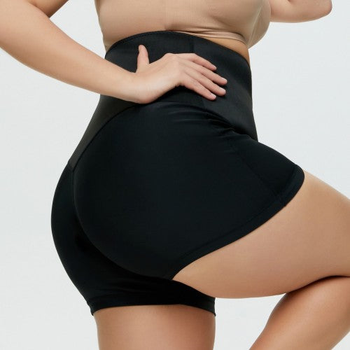 Hot Sale High Quality Slimming Sheath The Belly Push Up Sauna Sweat Shorts For Woman Fitness Solid Color Tummy Control Shapewear