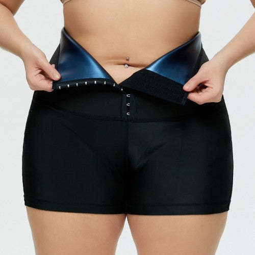 Hot Sale High Quality Slimming Sheath The Belly Push Up Sauna Sweat Shorts For Woman Fitness Solid Color Tummy Control Shapewear