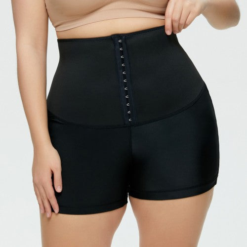Hot Sale High Quality Slimming Sheath The Belly Push Up Sauna Sweat Shorts For Woman Fitness Solid Color Tummy Control Shapewear
