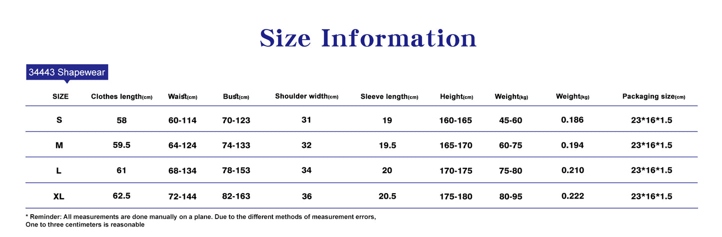 Short-Sleeved V-Neck Shapewear Large Size Tummy-Control Short-Sleeved Shaping Top