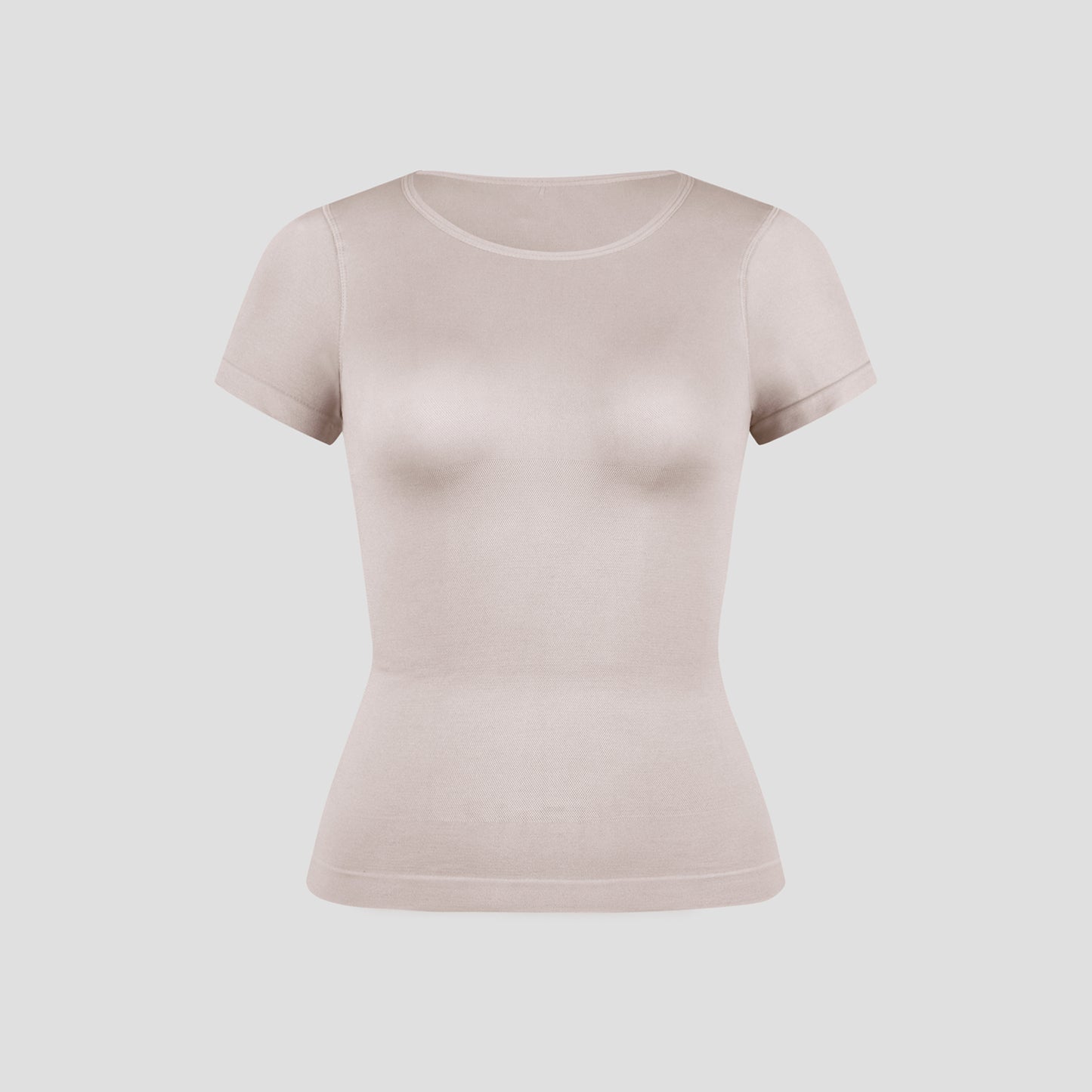 Corset Tummy Control Bottoming T-Shirt Waist Short Sleeved Top