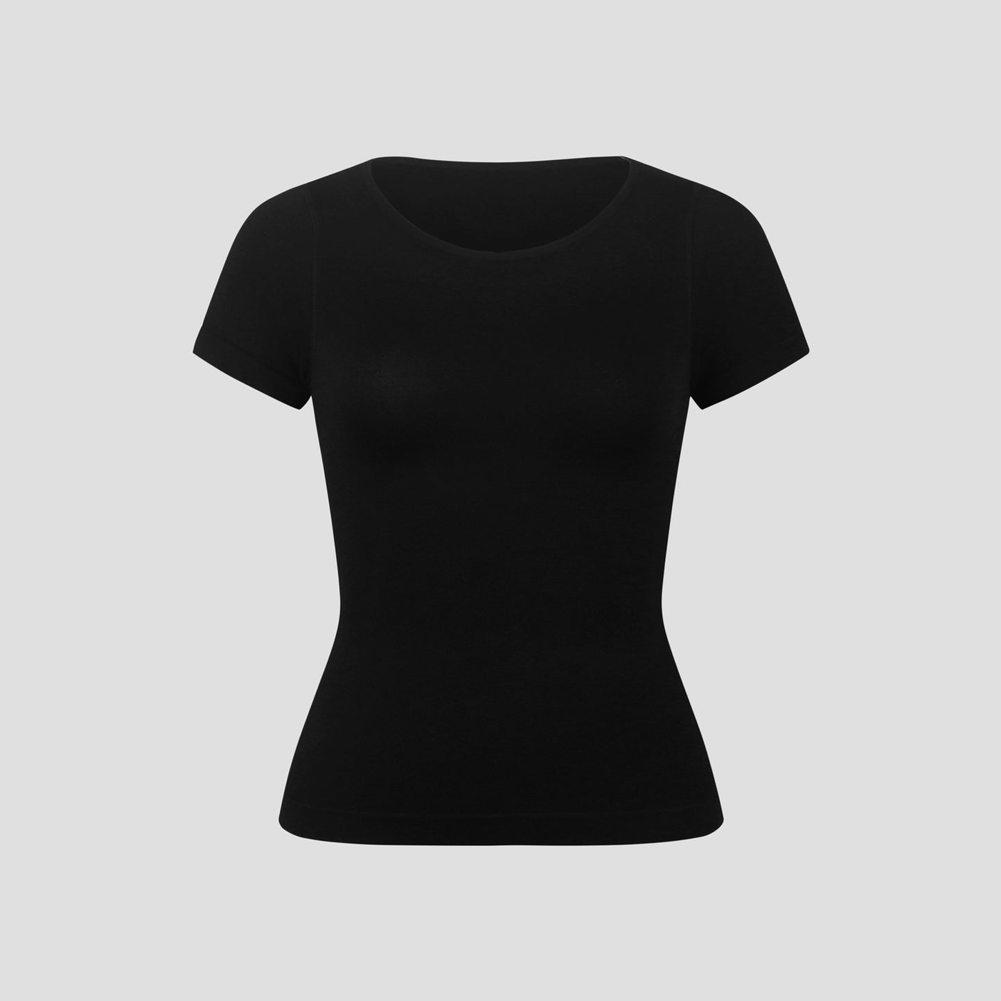 Corset Tummy Control Bottoming T-Shirt Waist Short Sleeved Top