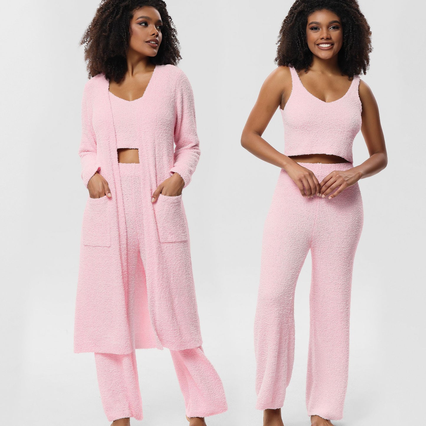 New Style Trendy Lounge Classic Plush Warm Women's Sleepwear For Women Comfort Lightweight Comfortable Thermal Winter Pajama