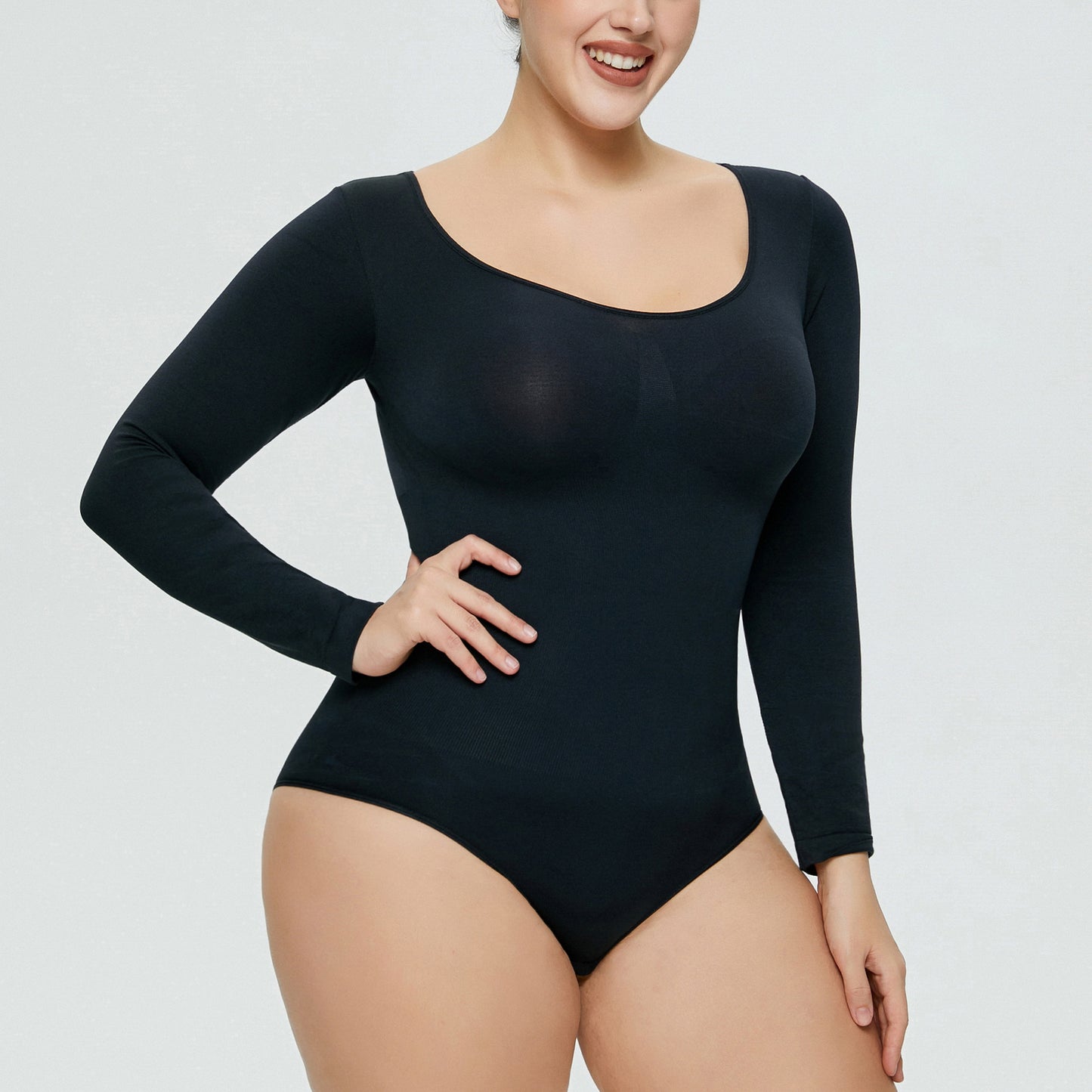 Top Selling Wholesale Breathable Fajas Colombianas Shapewear Bodysuits For Women Long Sleeve Body Shapers For Plus Size Women