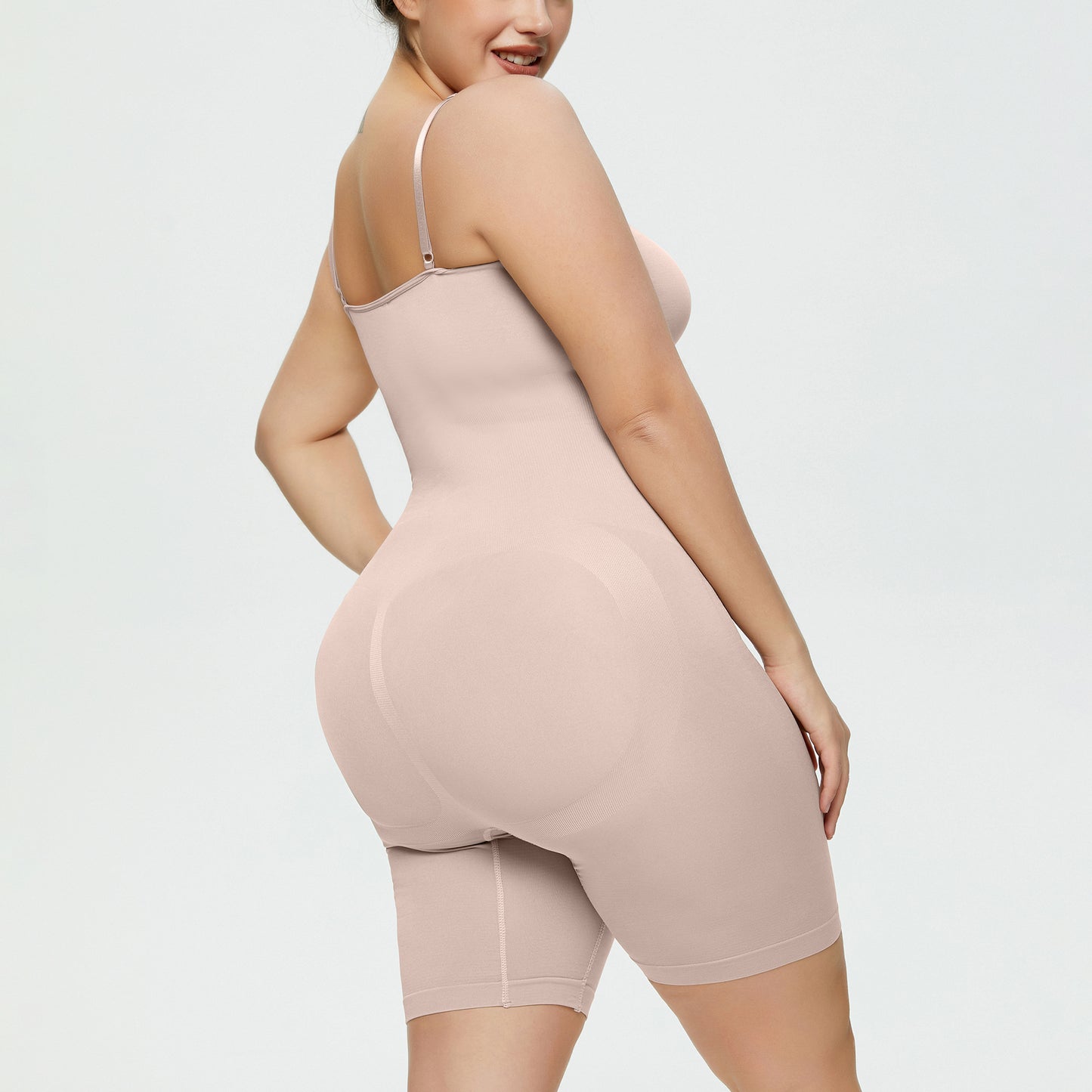 In Stock Factory Manufacture High Waist Breathable Body Shapewear Women Tummy Control Butt Lift Body Shapers For Plus Size Women