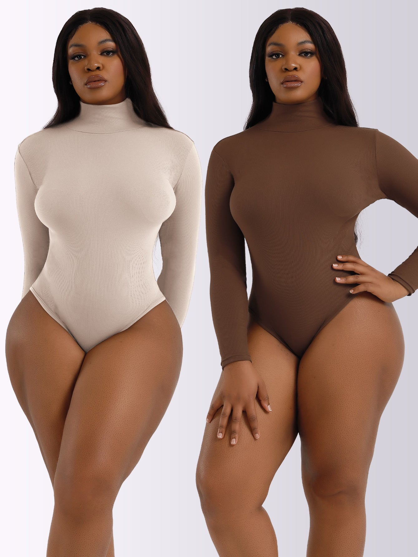 Autumn And Winter High Collar Tights Long Sleeve ne-Piece Bodysuit