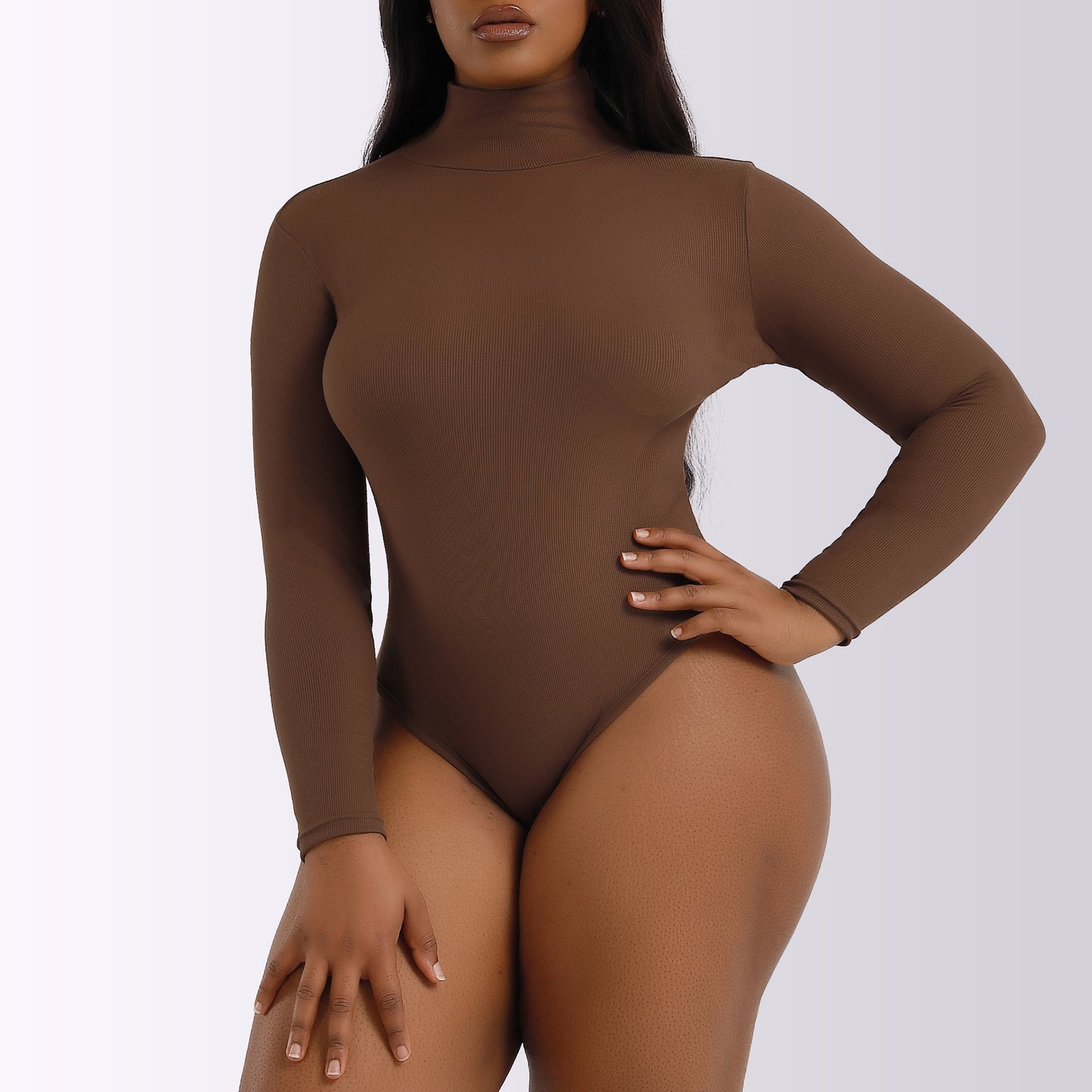 Autumn And Winter High Collar Tights Long Sleeve ne-Piece Bodysuit