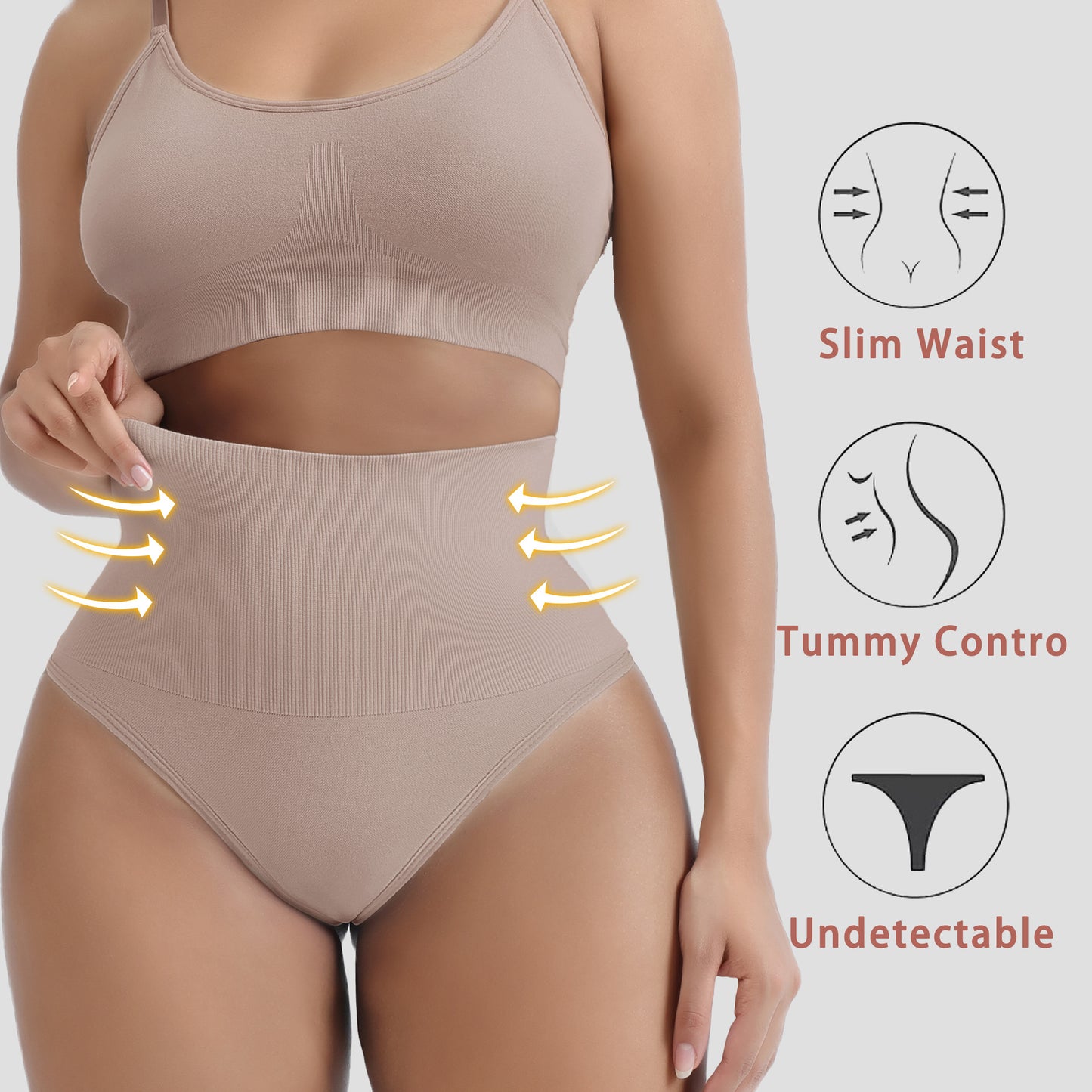 New Arrivals Top Selling Hip-lifting Fashion Black Solid Color Body Shapewear Women Sexy Breathable Seamless Shapewear Underwear