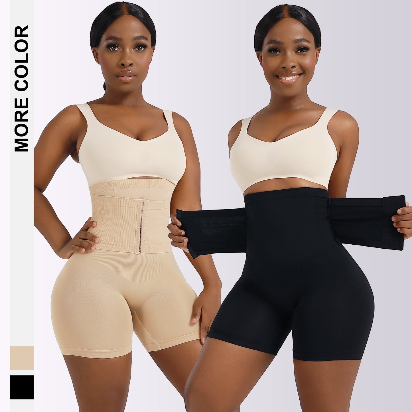 Waist Shaping Tummy Control Shorts Seamless Butt Lifting Shaping Pants