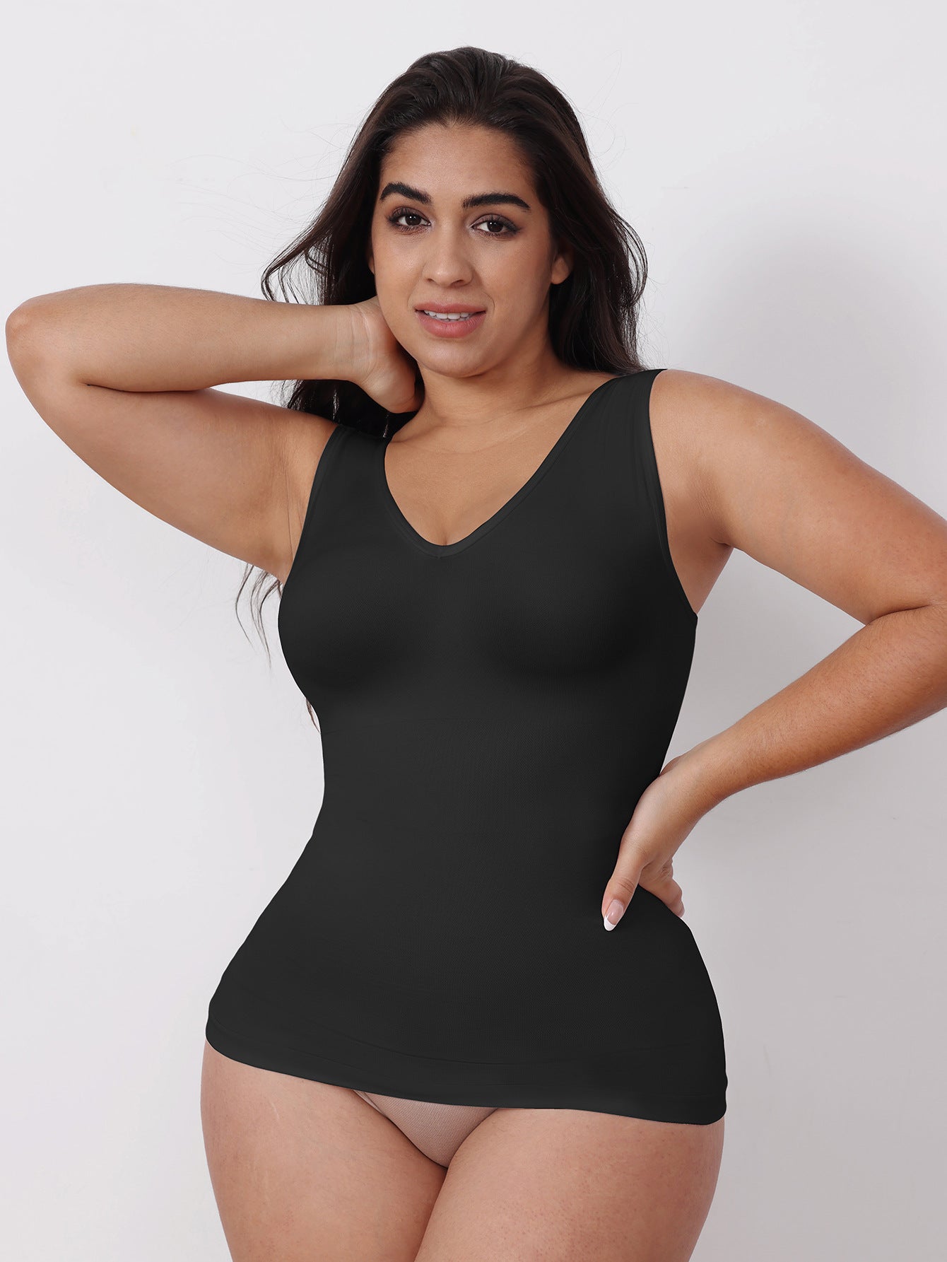 Russian Size Tummy Shaper Women's V-Neck Shaper Vest