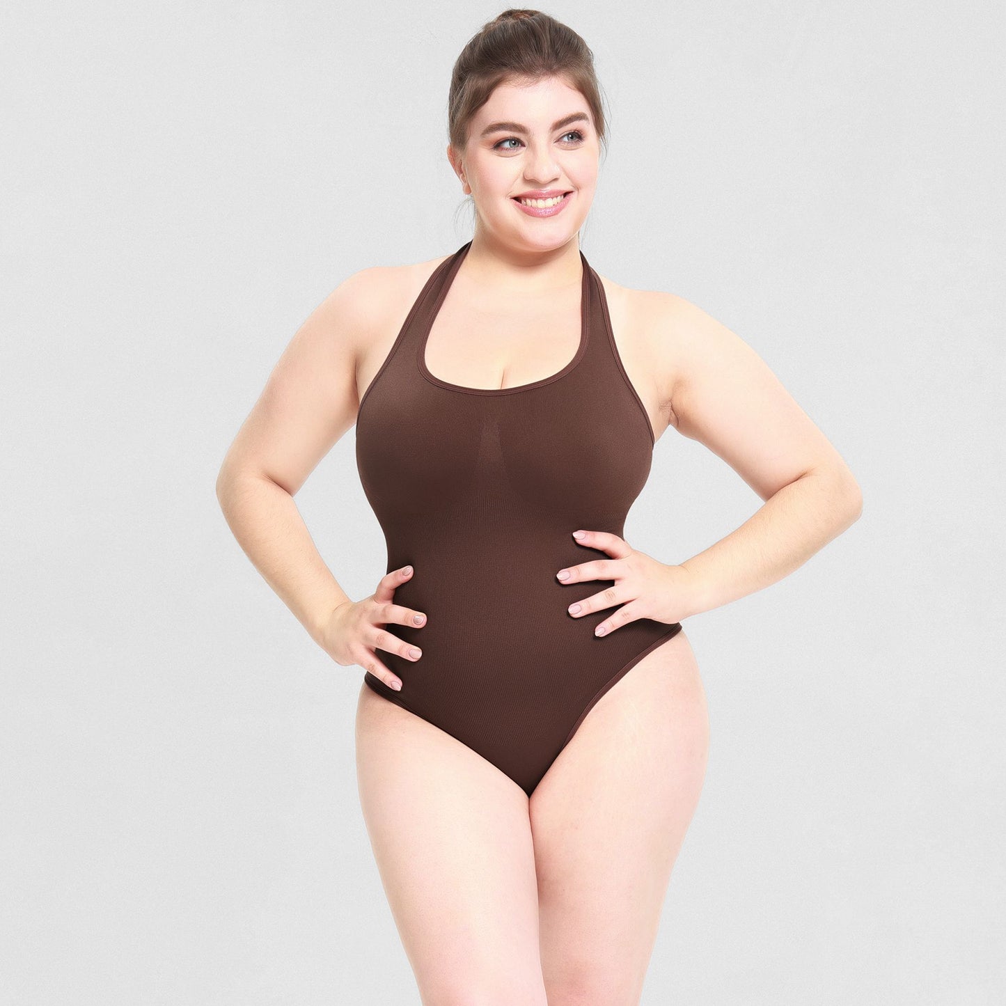 One-piece Tummy Control Shaper Shapewear Bodysuit Breast Support Slimming Sheath The Belly Plus Size Body Shaper