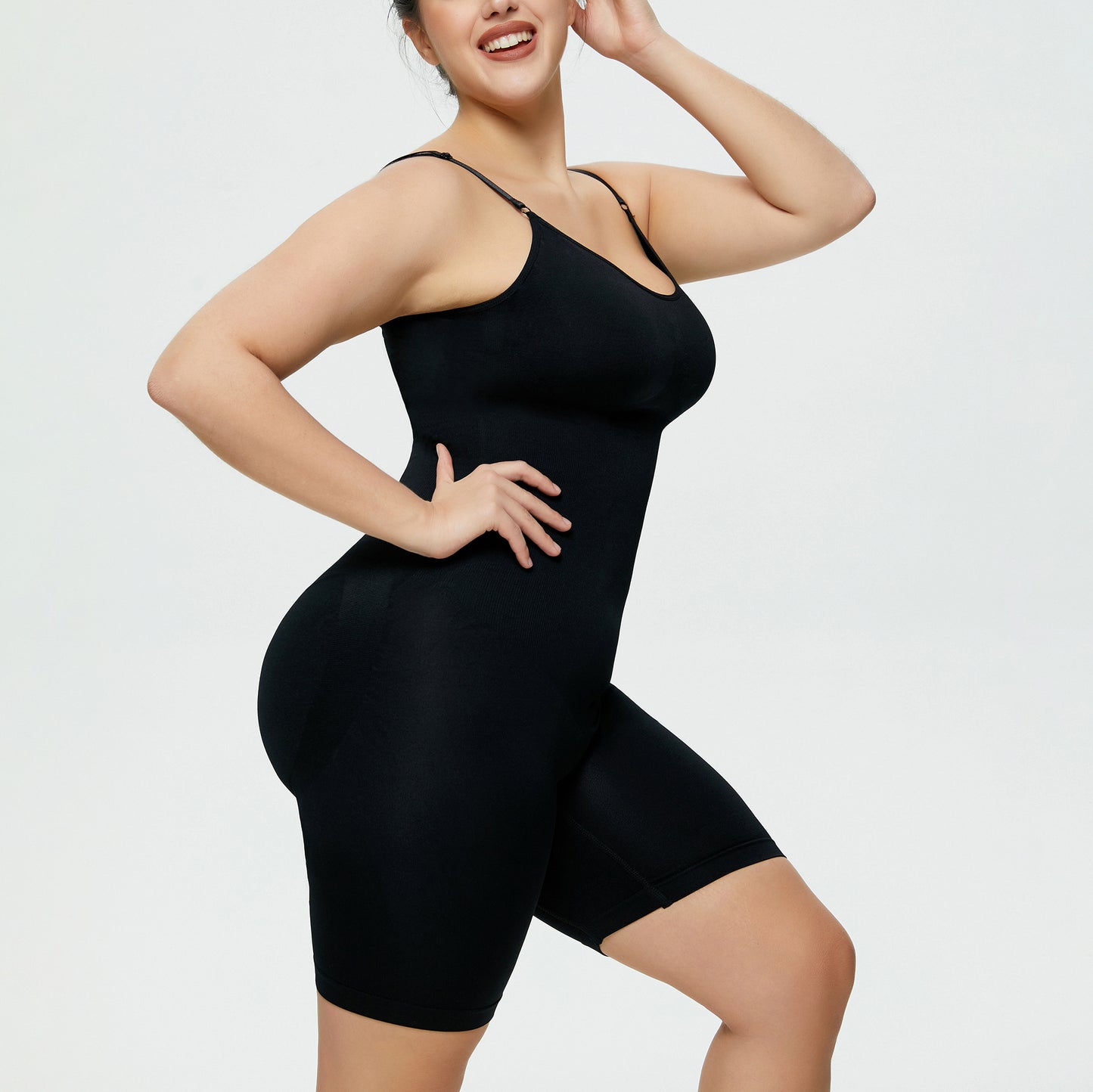 In Stock Factory Manufacture High Waist Breathable Body Shapewear Women Tummy Control Butt Lift Body Shapers For Plus Size Women
