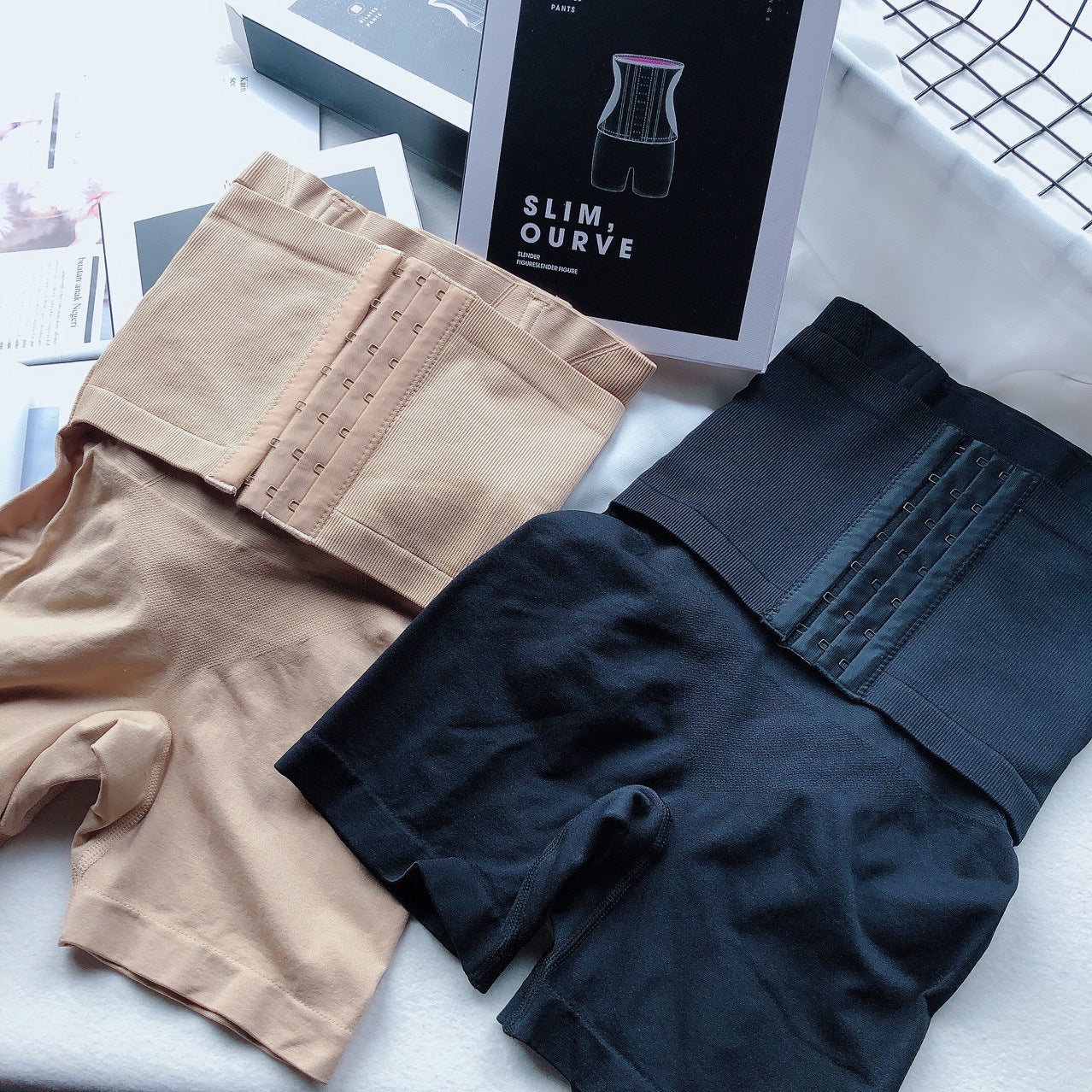 Waist Shaping Tummy Control Shorts Seamless Butt Lifting Shaping Pants