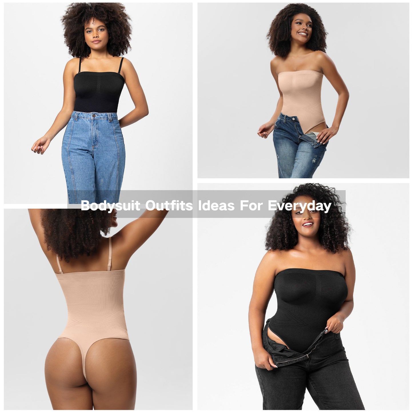 Seamless Shapewear Tummy Lifting Butt Lifting Thong Body Shaper for Women
