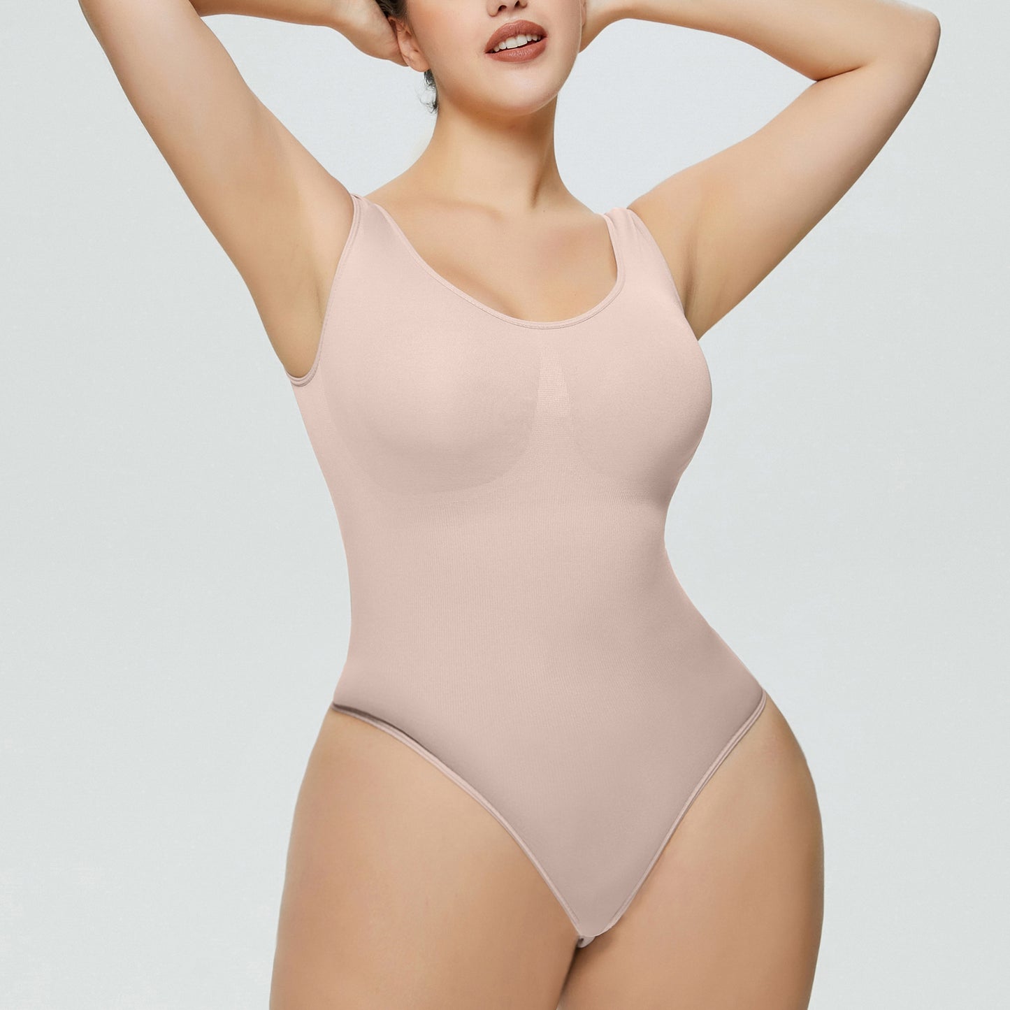 In Stock Push Up Solid Color Butt Lift Shapewear For Women Back Support Slimming Sheath The Belly Ladies Shapewear