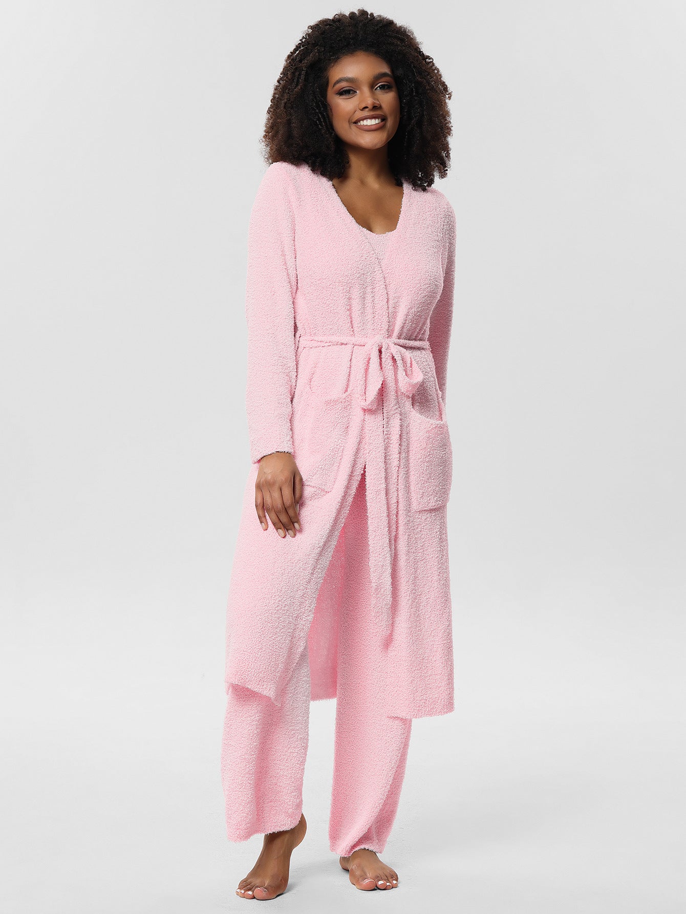 New Style Trendy Lounge Classic Plush Warm Women's Sleepwear For Women Comfort Lightweight Comfortable Thermal Winter Pajama
