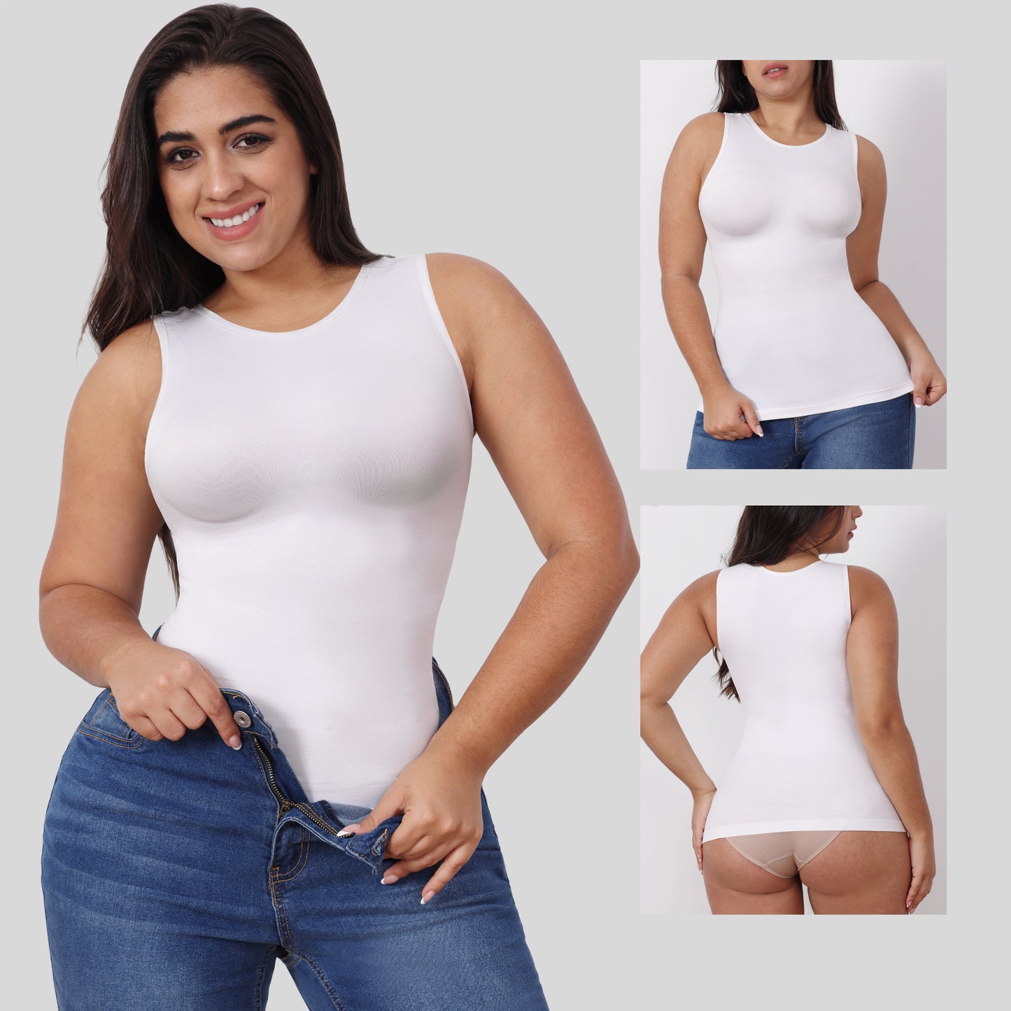 Russian Standard Size Tummy Control Vest Women's Large Size Shapewear