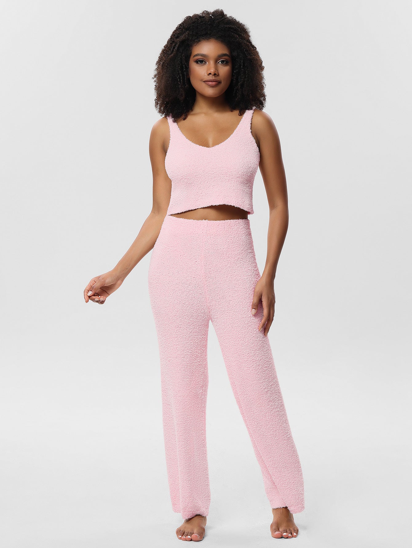 New Style Trendy Lounge Classic Plush Warm Women's Sleepwear For Women Comfort Lightweight Comfortable Thermal Winter Pajama