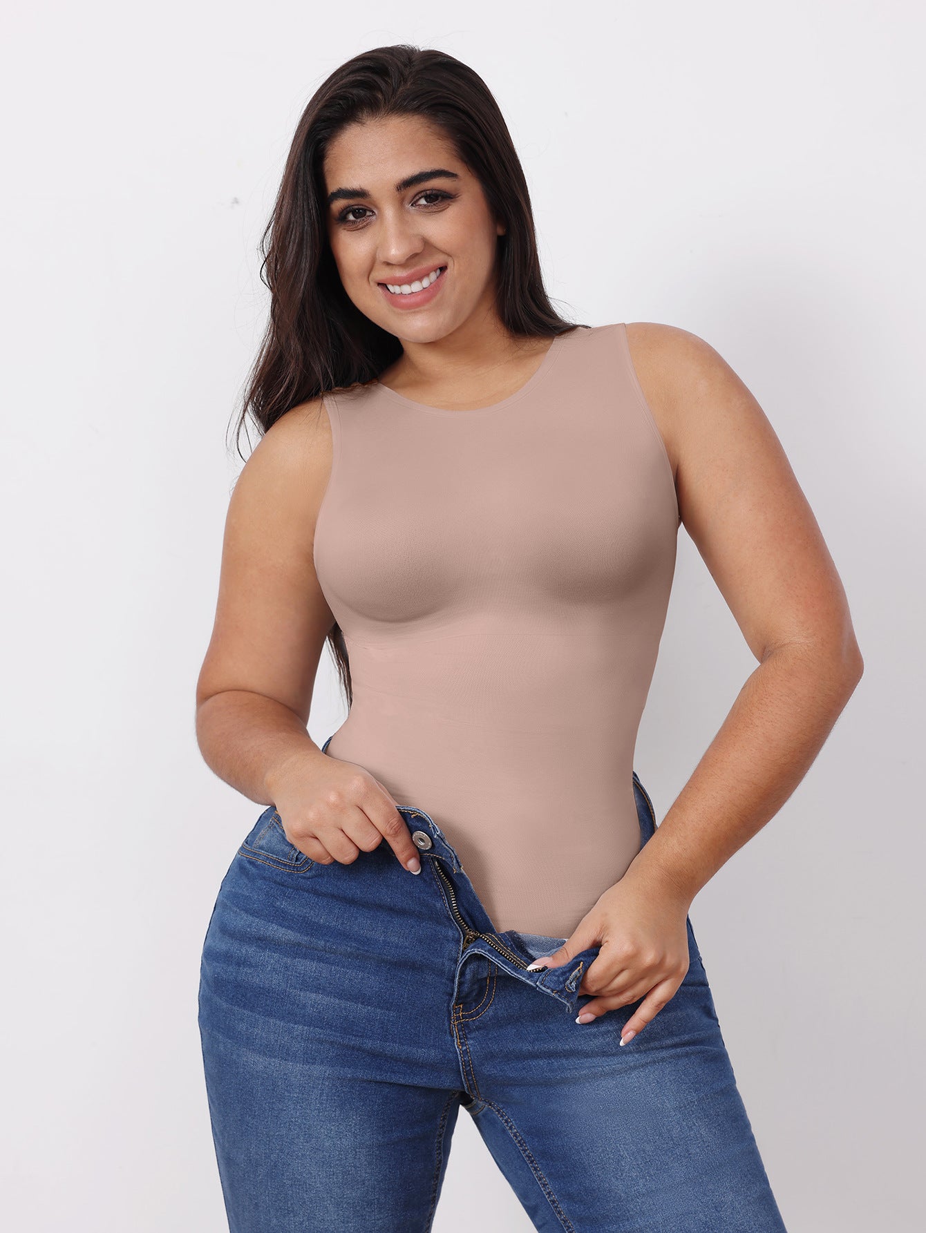 Russian Standard Size Tummy Control Vest Women's Large Size Shapewear