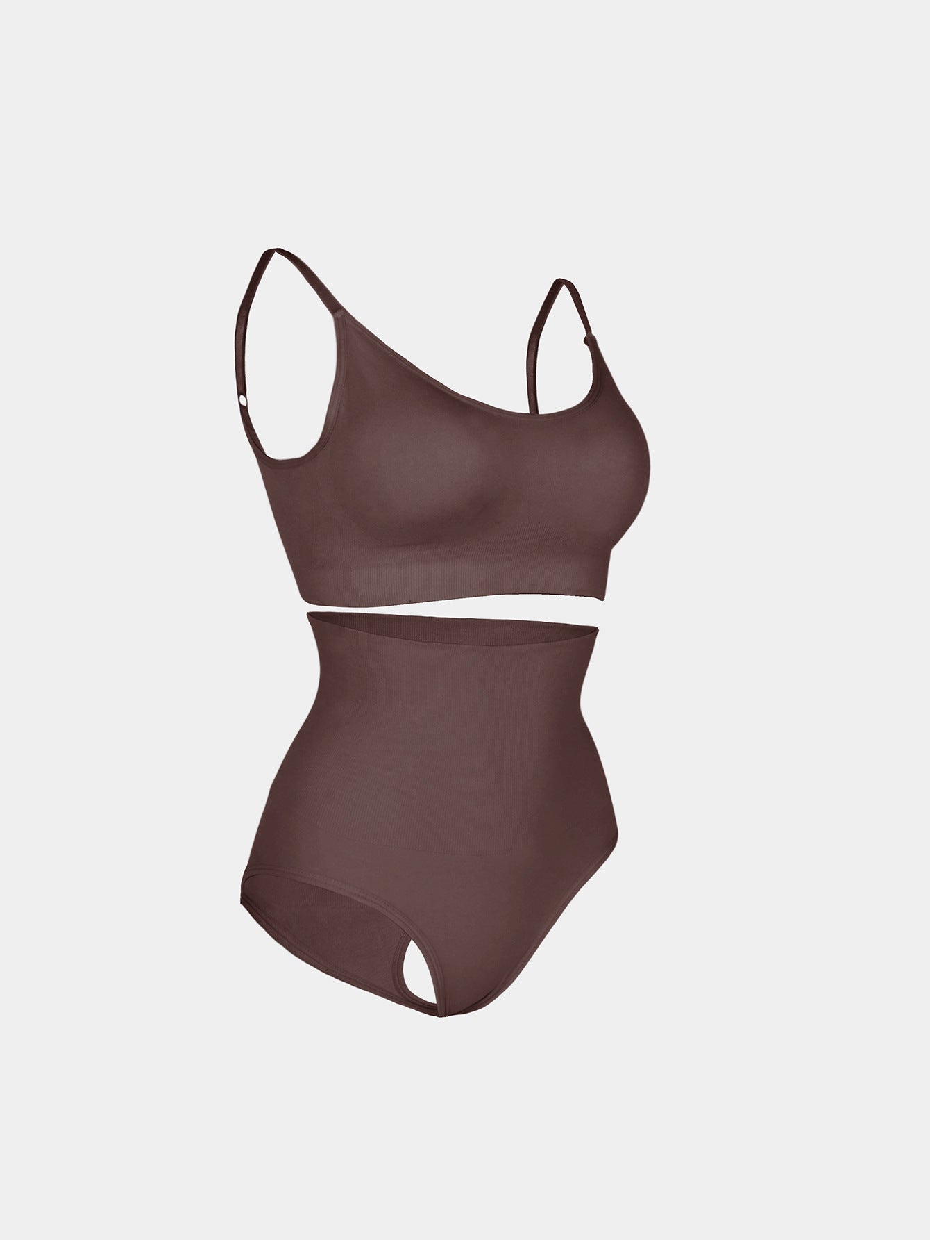 Seamless Shapewear Set Camisole Tummy Control Pants Two Piece Set