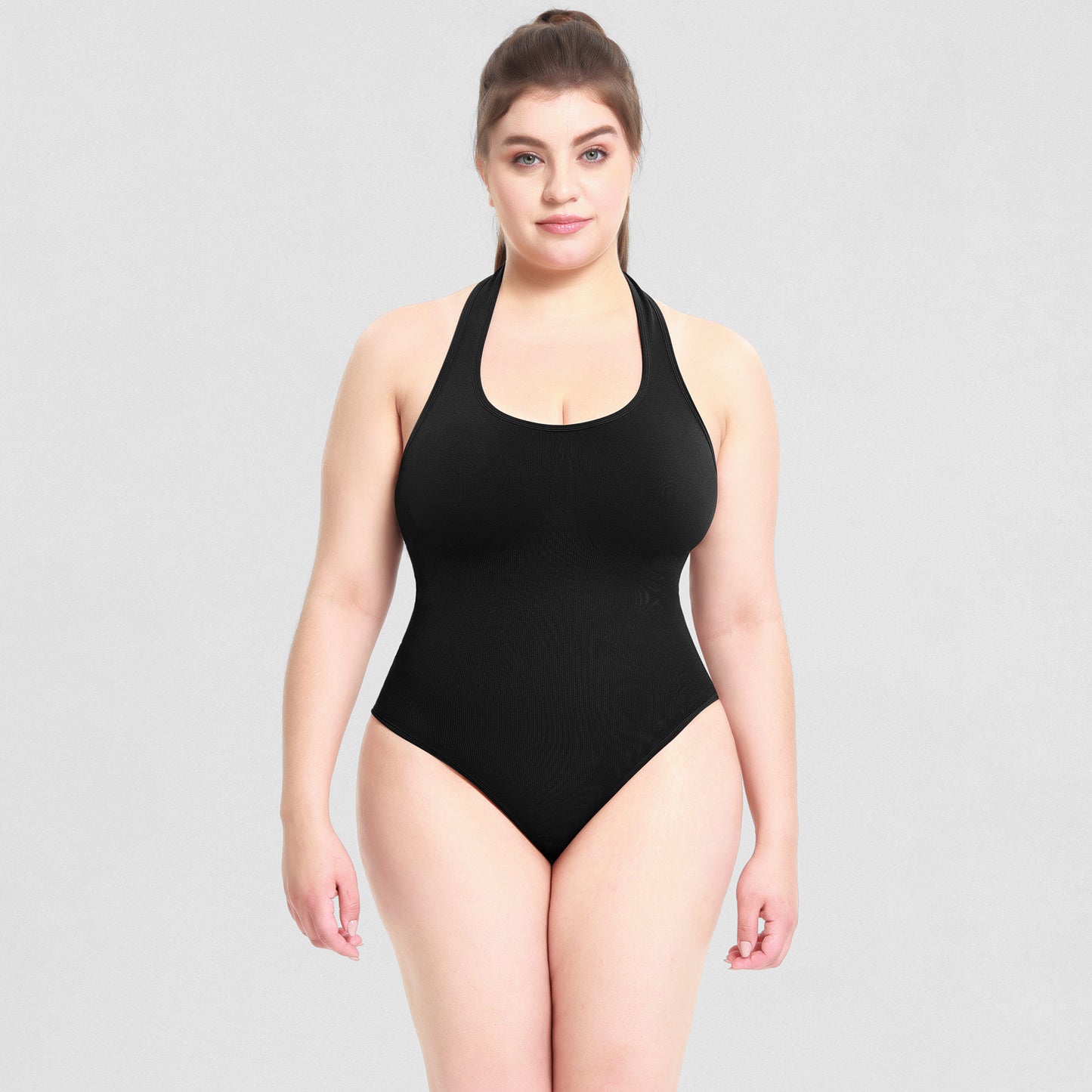One-piece Tummy Control Shaper Shapewear Bodysuit Breast Support Slimming Sheath The Belly Plus Size Body Shaper