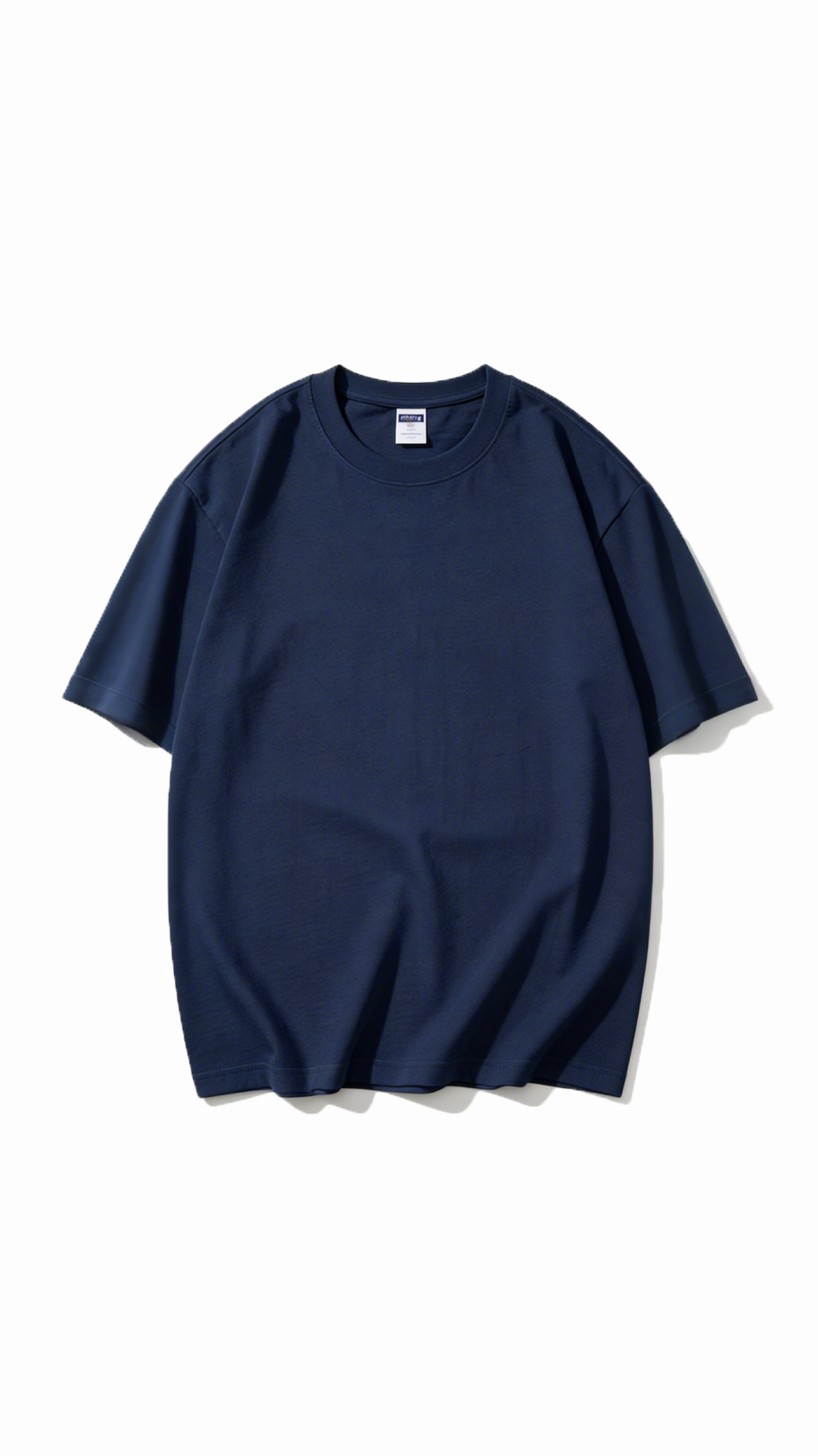 100% Cotton Short-Sleeve Solid Color T-Shirt