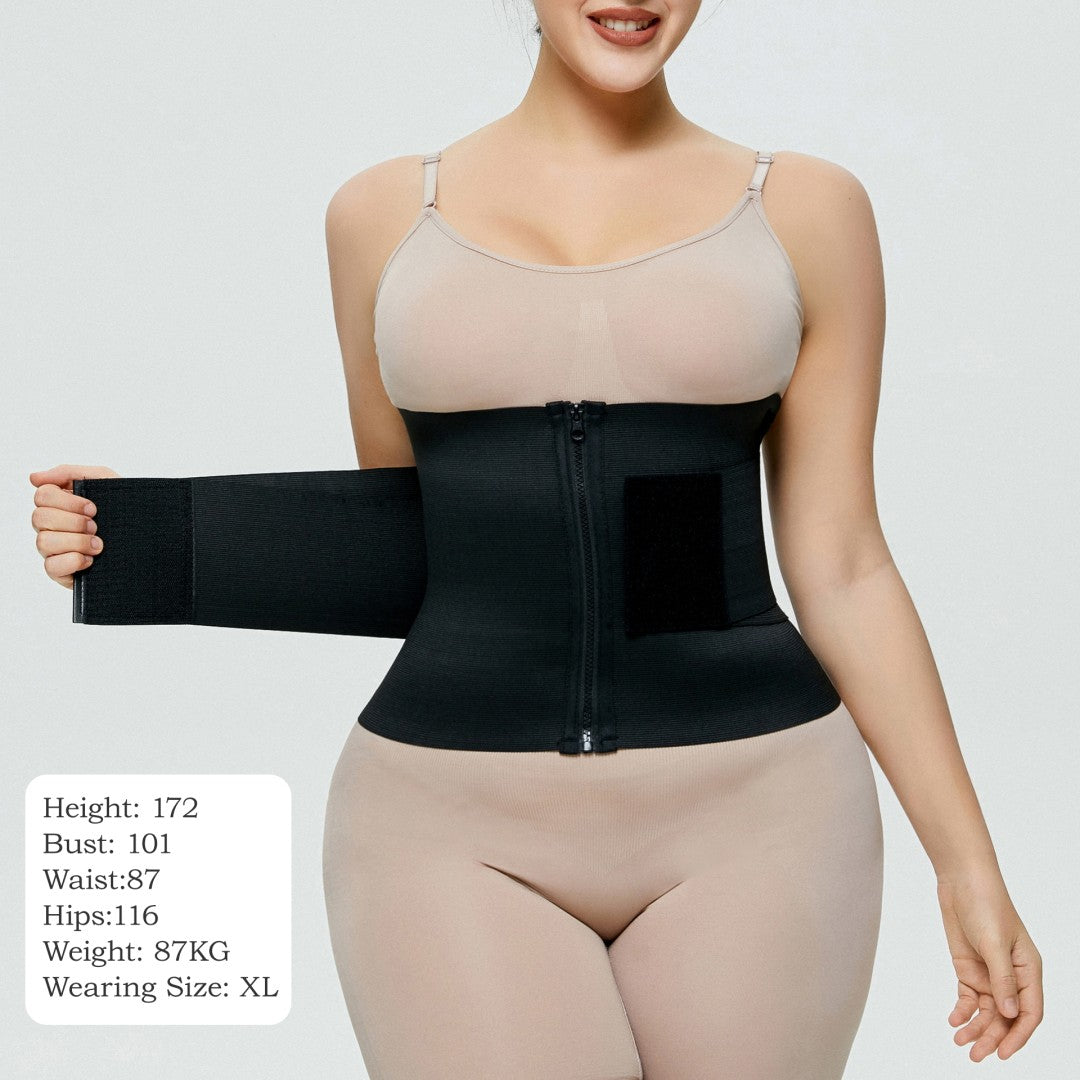 Hot Selling Sauna Fitness Double Tummy Control Compression Women Shapewear Fat Burning Neoprene Slimming Shapers For Women