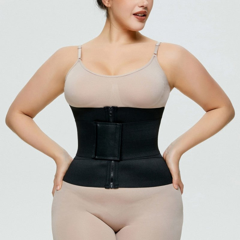 Hot Selling Sauna Fitness Double Tummy Control Compression Women Shapewear Fat Burning Neoprene Slimming Shapers For Women