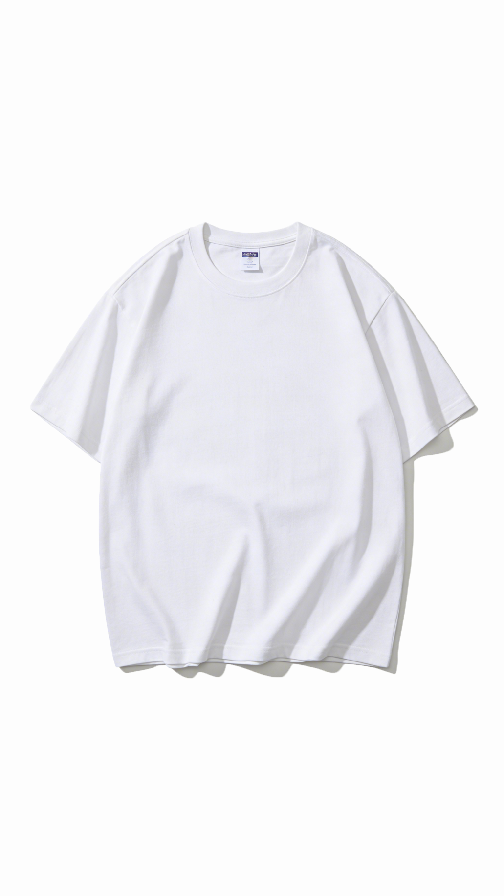 100% Cotton Short-Sleeve Solid Color T-Shirt