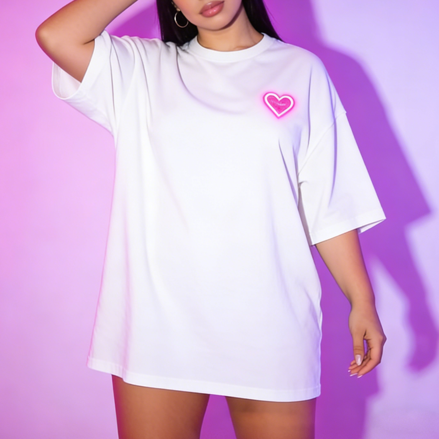 Plus size 100% cotton T-shirt (Contact customer service for custom pattern design)
