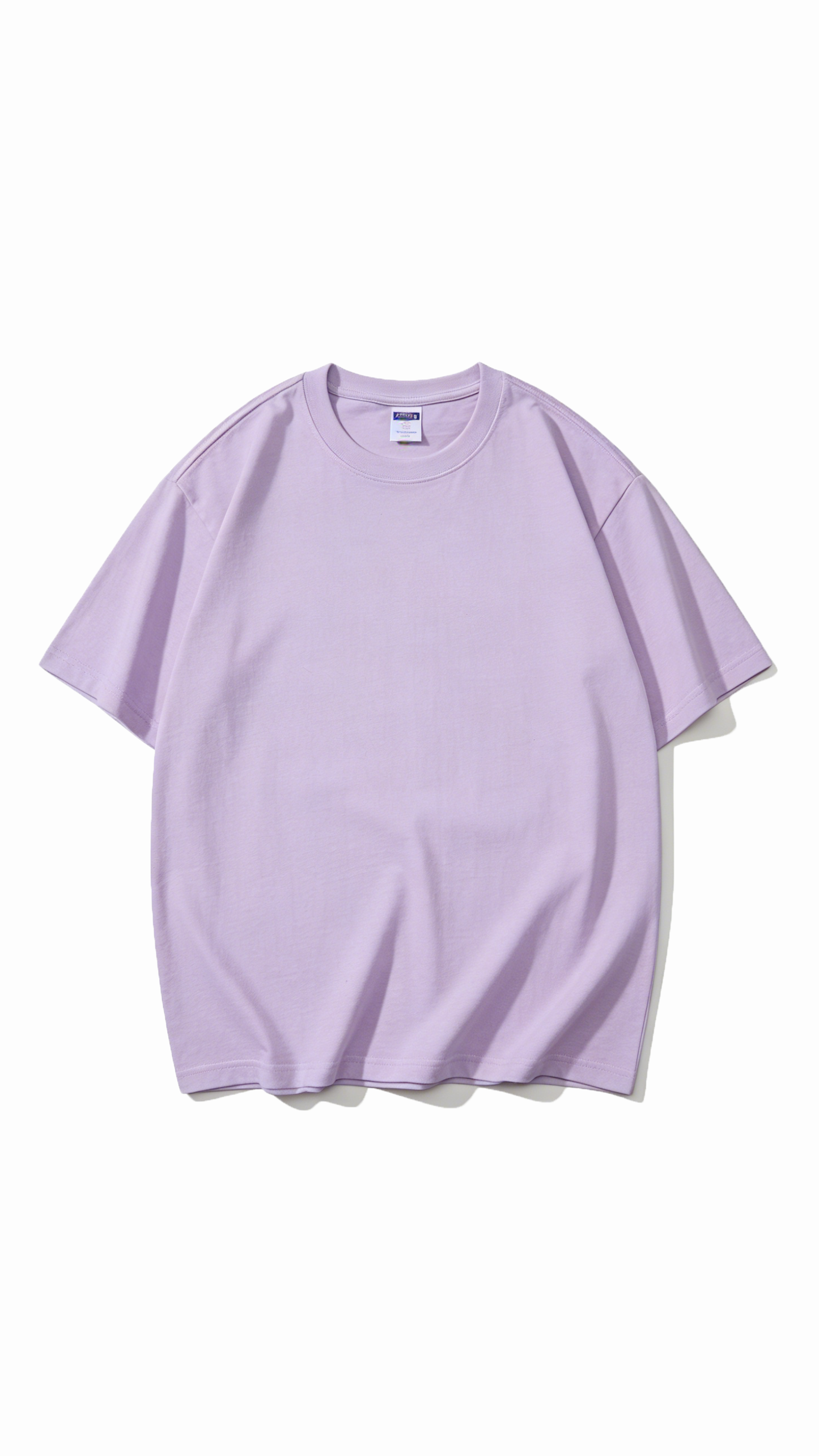 100% Cotton Short-Sleeve Solid Color T-Shirt