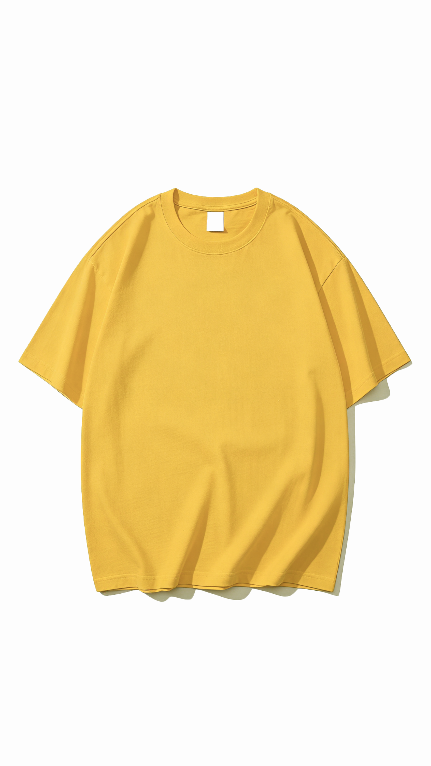 100% Cotton Short-Sleeve Solid Color T-Shirt