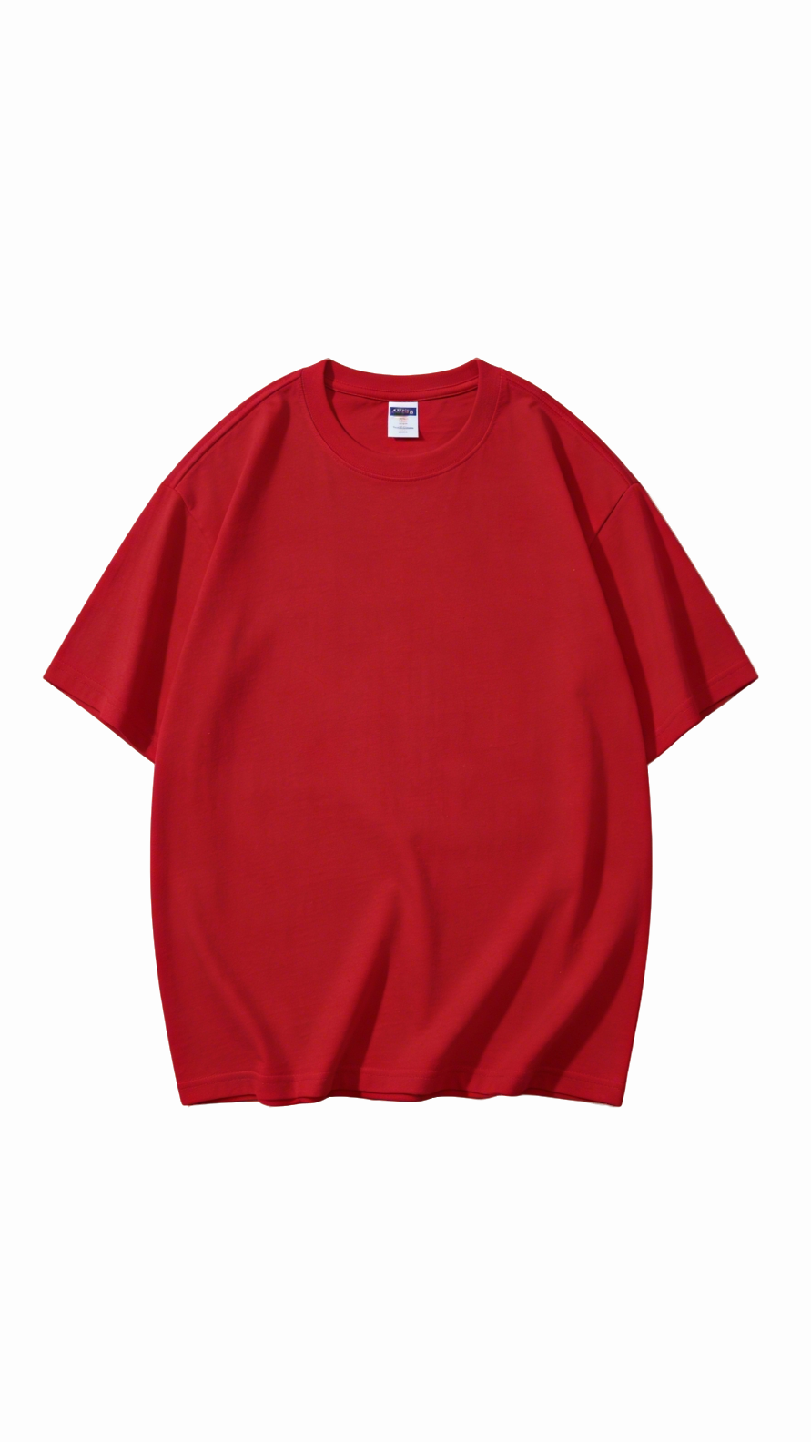 100% Cotton Short-Sleeve Solid Color T-Shirt