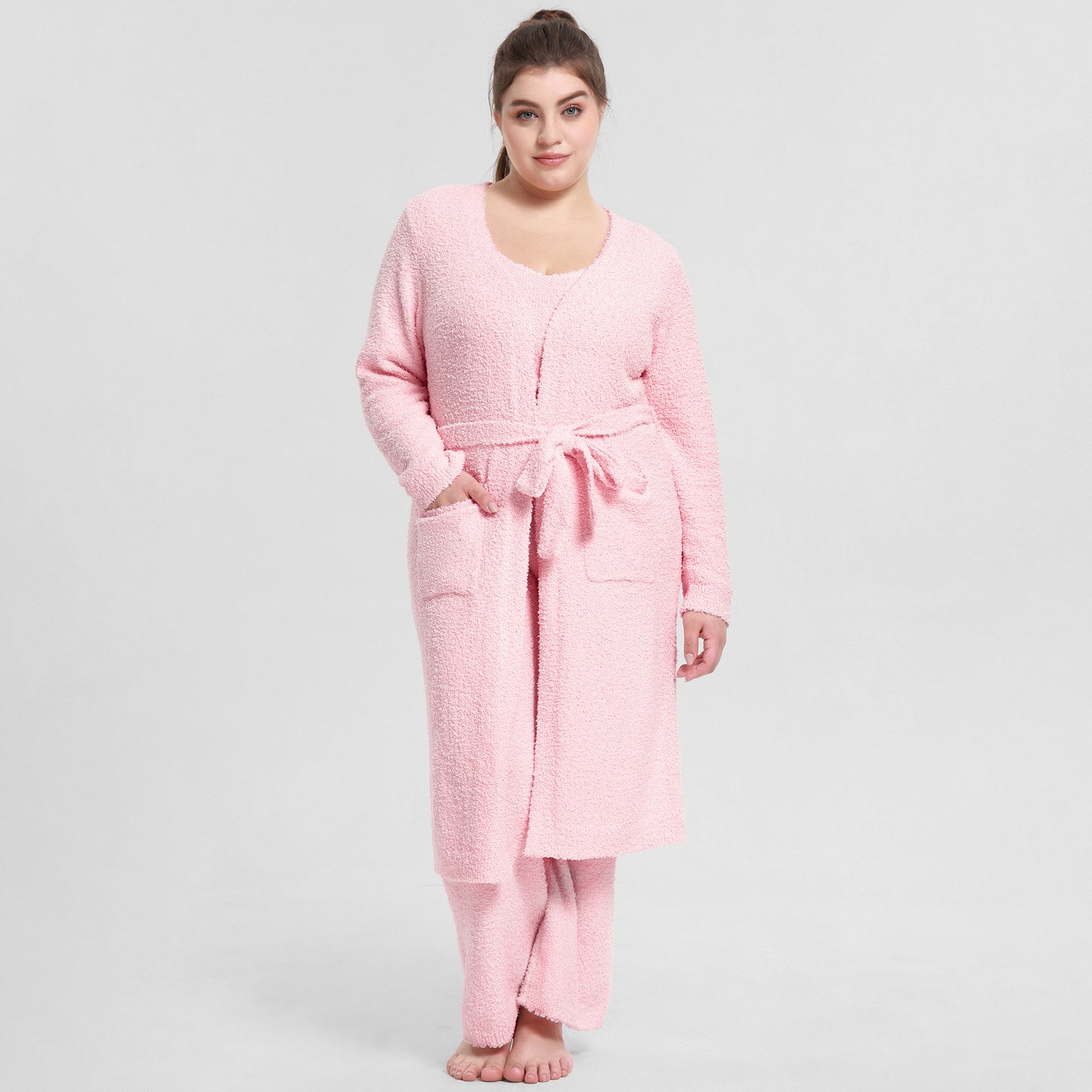 New Style Trendy Lounge Classic Plush Warm Women's Sleepwear For Women Comfort Lightweight Comfortable Thermal Winter Pajama