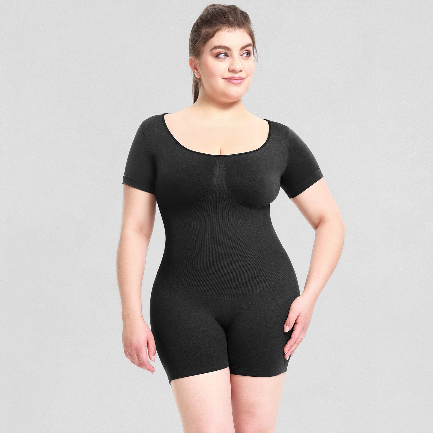 Hot Selling New Arrivals Colombian Girdles Short Sleeves Plus Size Body Shaper For Women Ladies Fullbody Shapewear Bodysuit