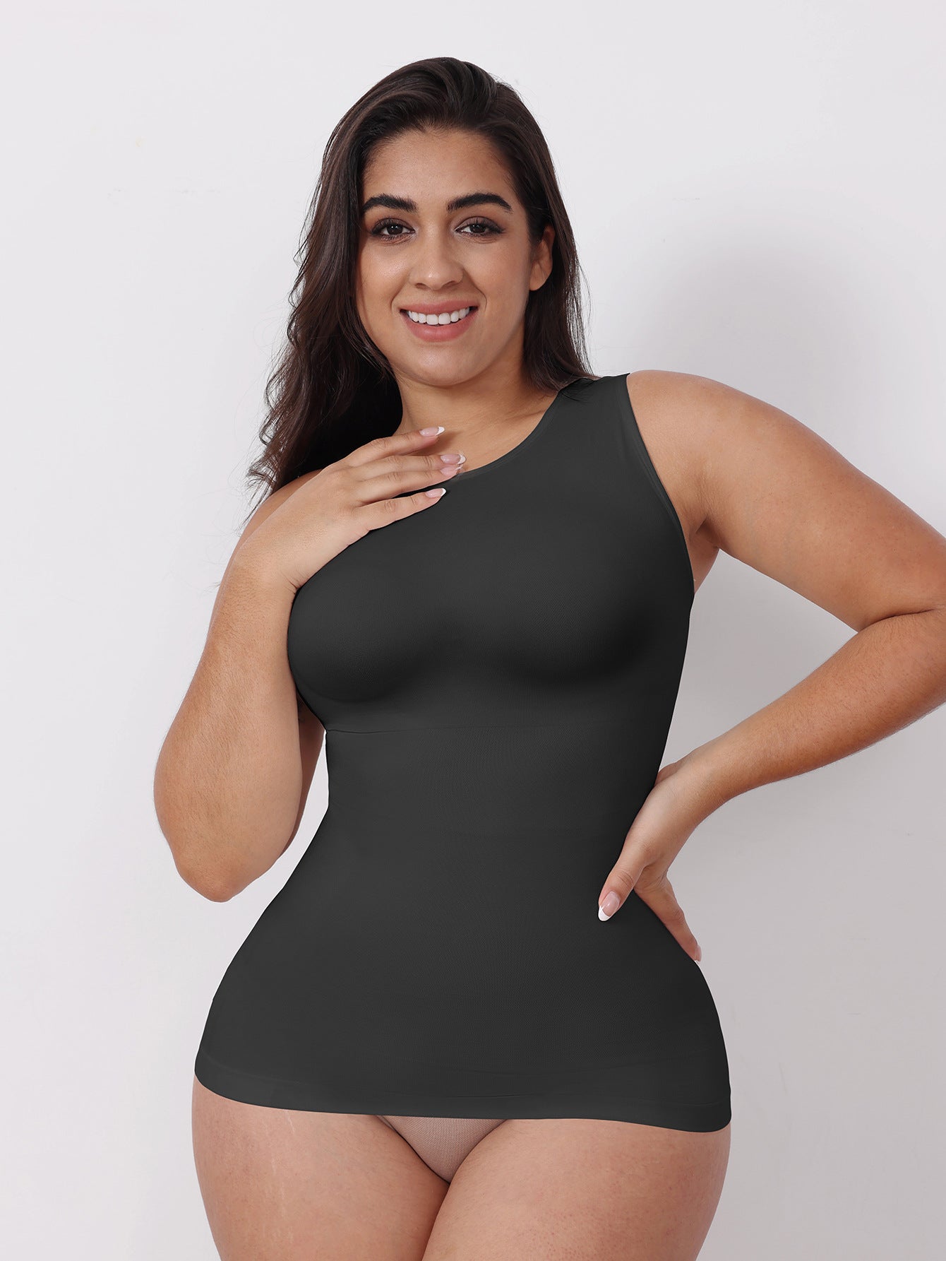 Russian Standard Size Tummy Control Vest Women's Large Size Shapewear
