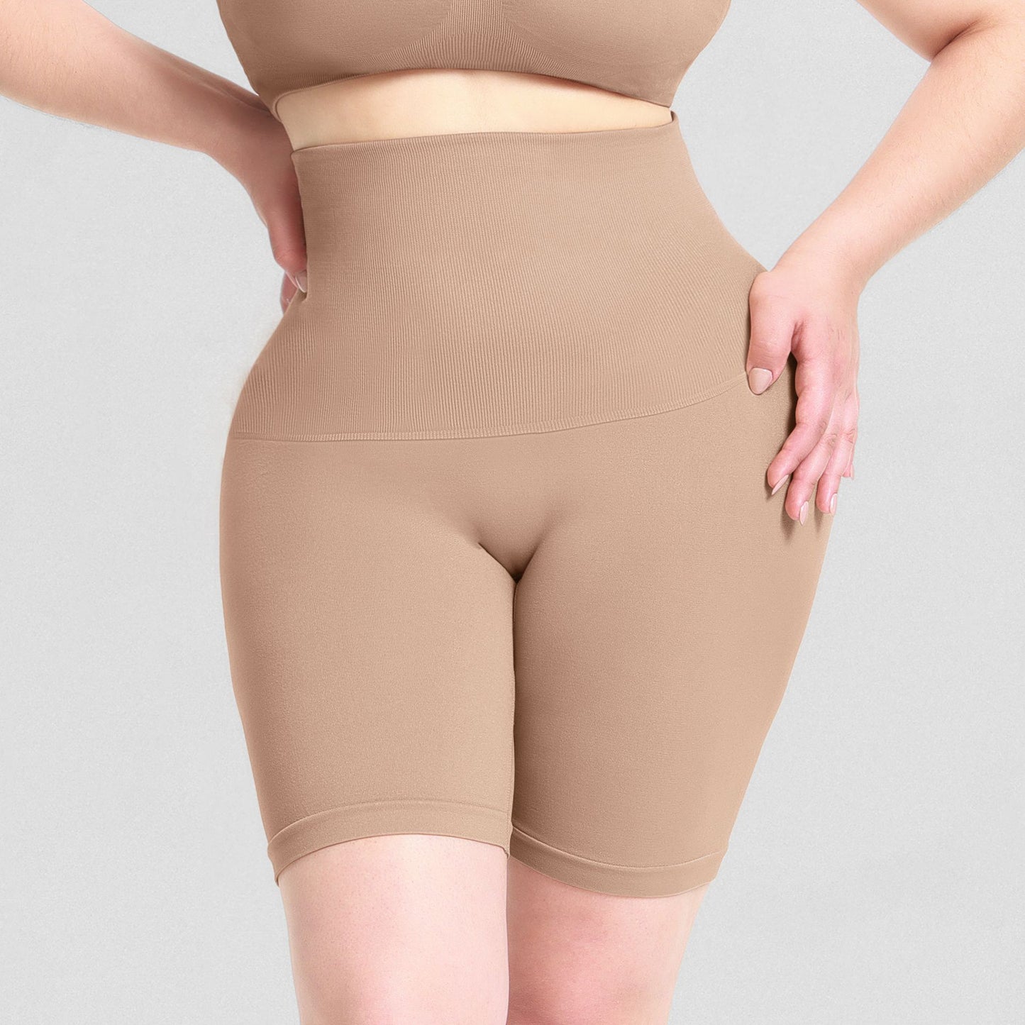High Waist Slimming Sheath The Belly Shaper Shorts Breathable Seamless Shapewear Clothing For Women