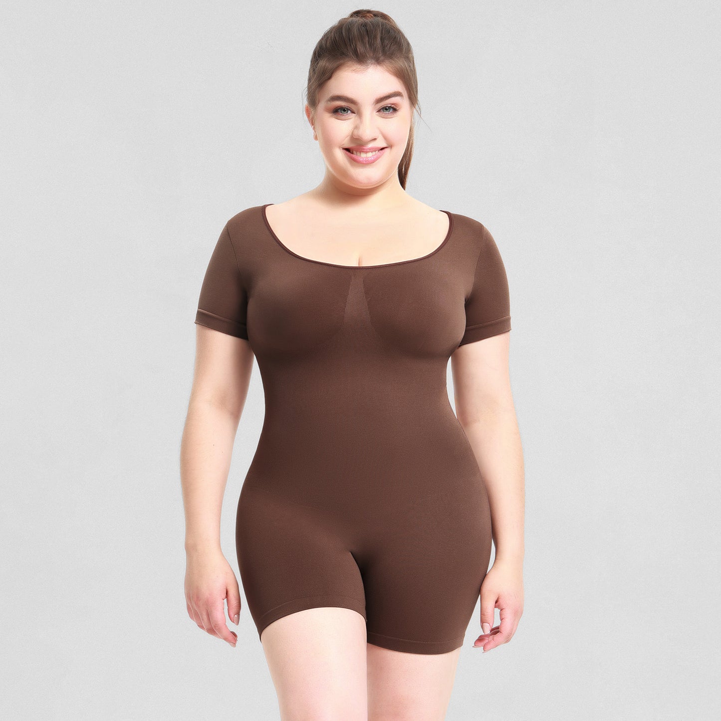Hot Selling New Arrivals Colombian Girdles Short Sleeves Plus Size Body Shaper For Women Ladies Fullbody Shapewear Bodysuit