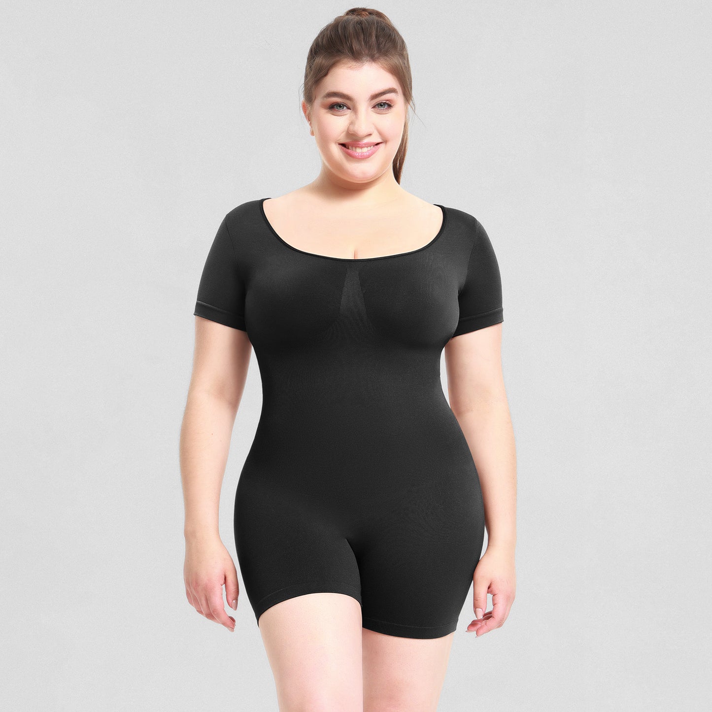 Hot Selling New Arrivals Colombian Girdles Short Sleeves Plus Size Body Shaper For Women Ladies Fullbody Shapewear Bodysuit
