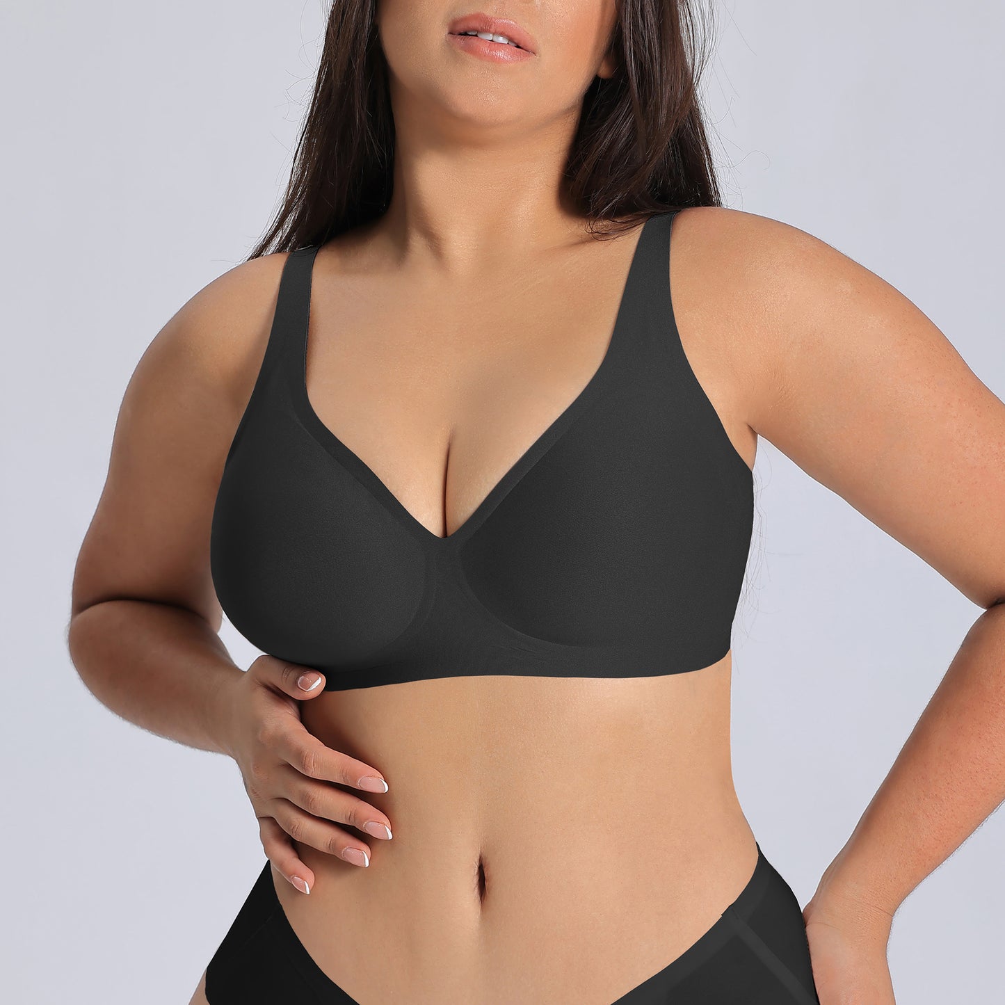 Women's Plus-Size Jelly Adhesive Bra