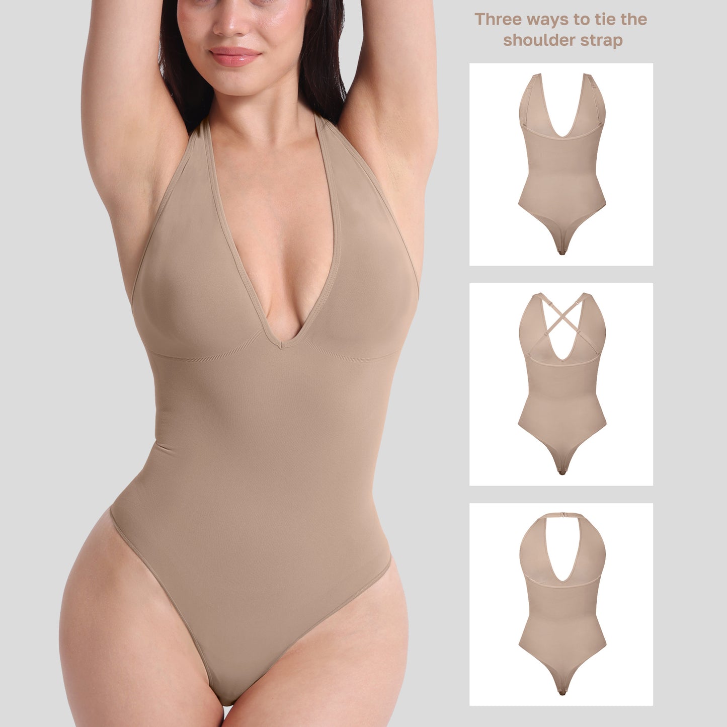 High Quality Shapewear Thong-Style Tummy Control Bodysuit