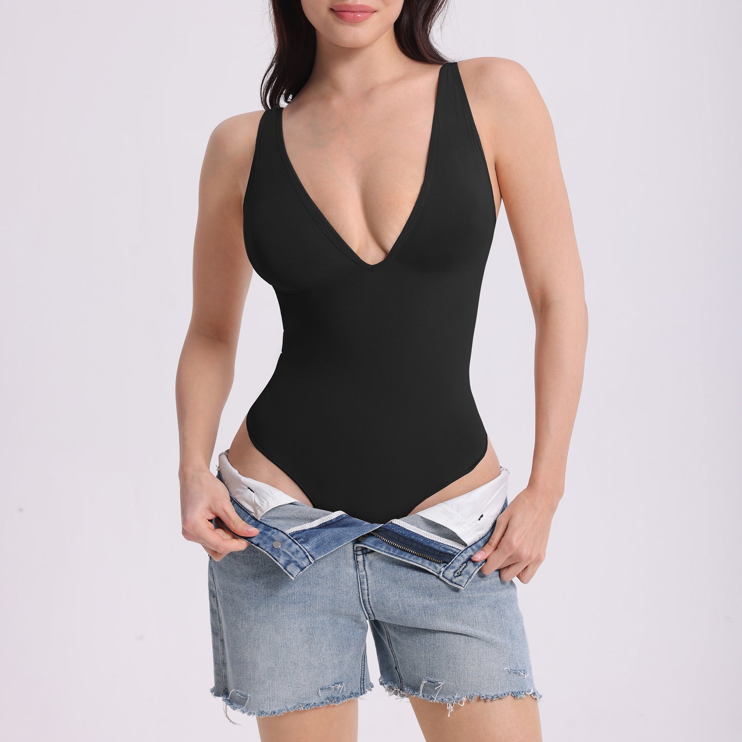 High Quality Shapewear Thong-Style Tummy Control Bodysuit