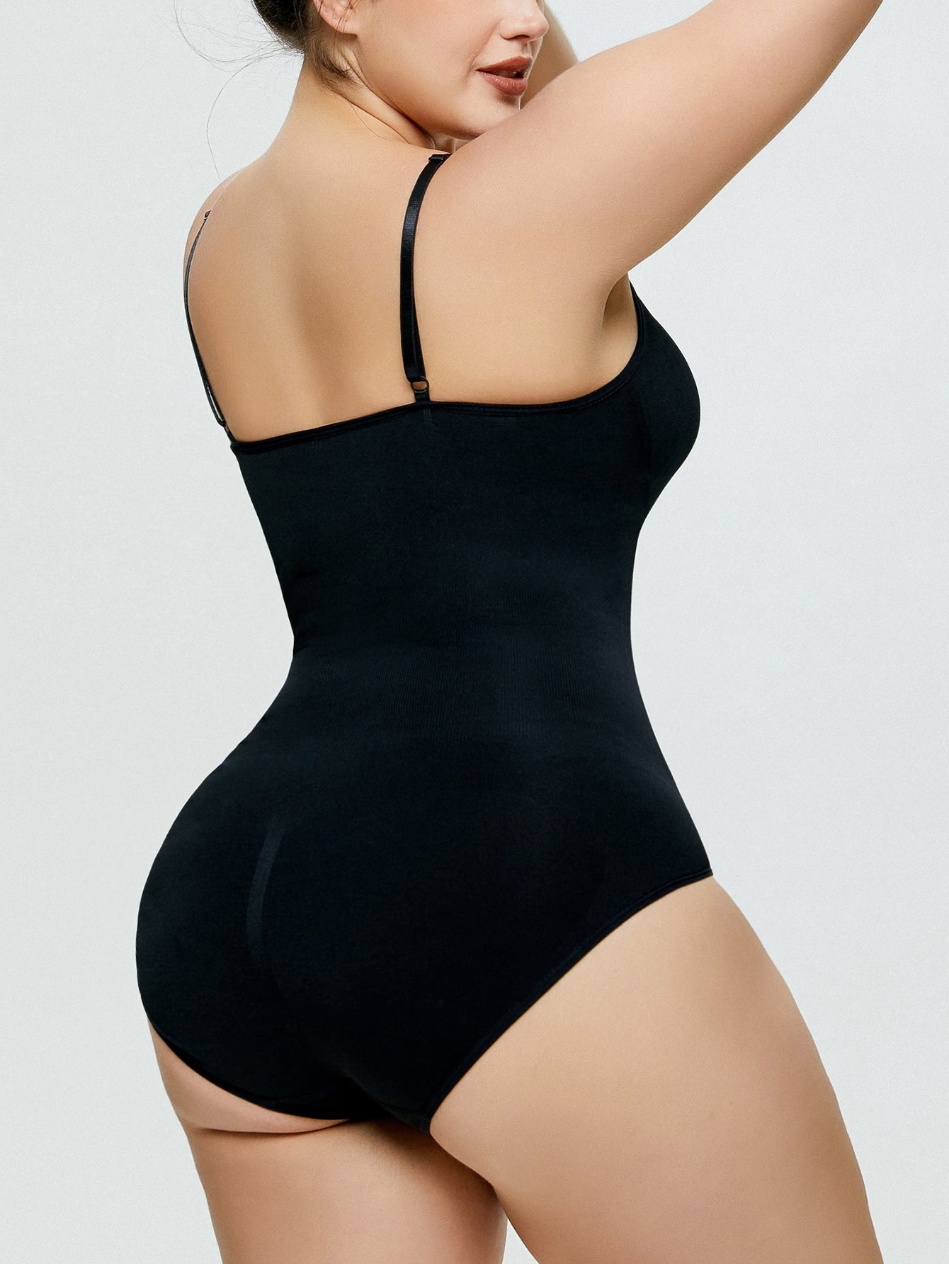 Hot Sale Ready To Ship One-piece Sexy Seamless Body Shapers For Plus Size Women Sleeveless  Shapewear Underwear