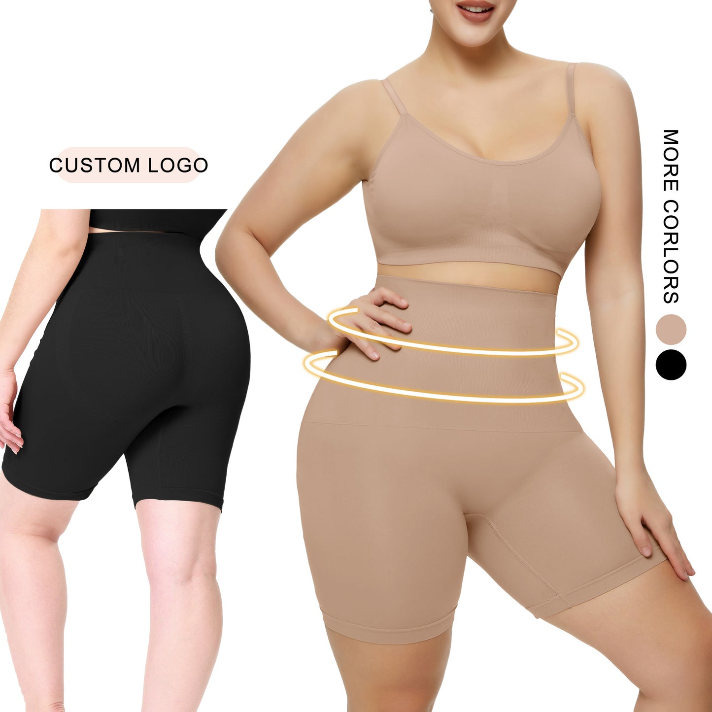 High Waist Slimming Sheath The Belly Shaper Shorts Breathable Seamless Shapewear Clothing For Women