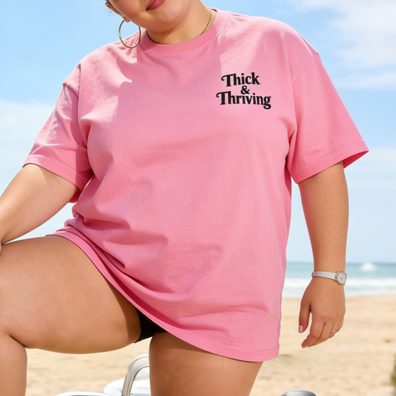 Plus size 100% cotton T-shirt (Contact customer service for custom pattern design)